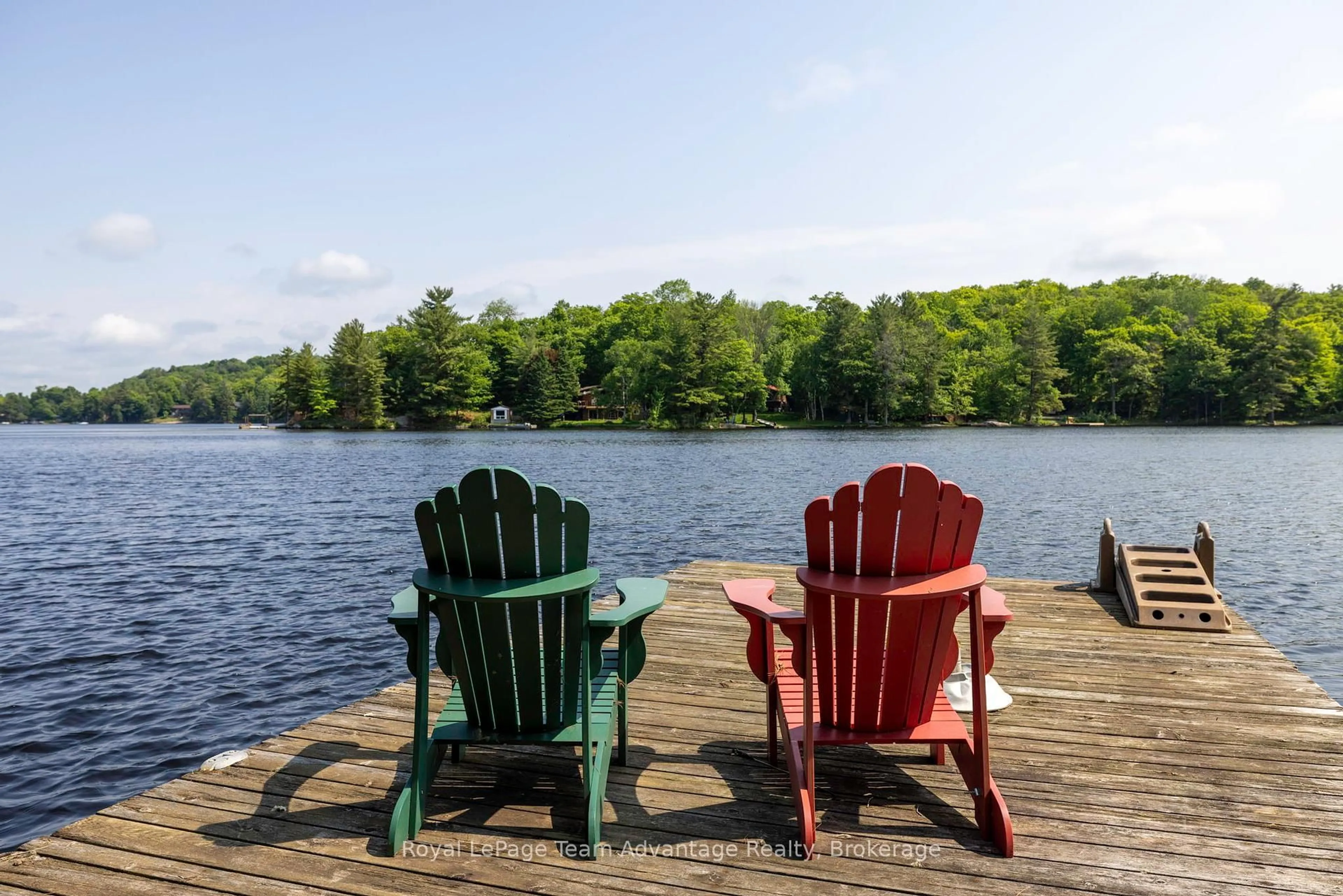 Patio, water/lake/river/ocean view for 25 Limbert Lane, McDougall Ontario P2A 2W9
