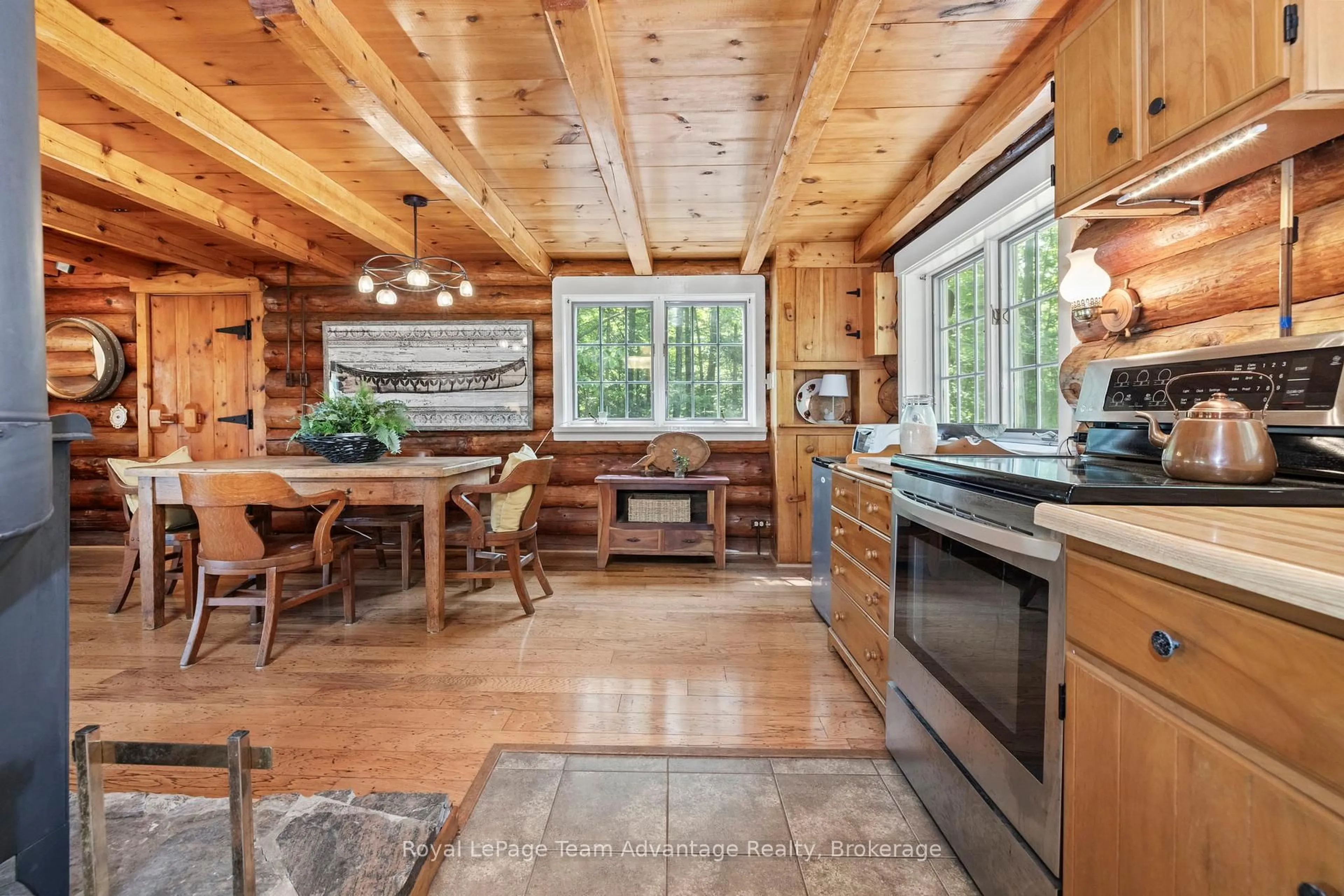 Rustic kitchen, unknown for 25 Limbert Lane, McDougall Ontario P2A 2W9