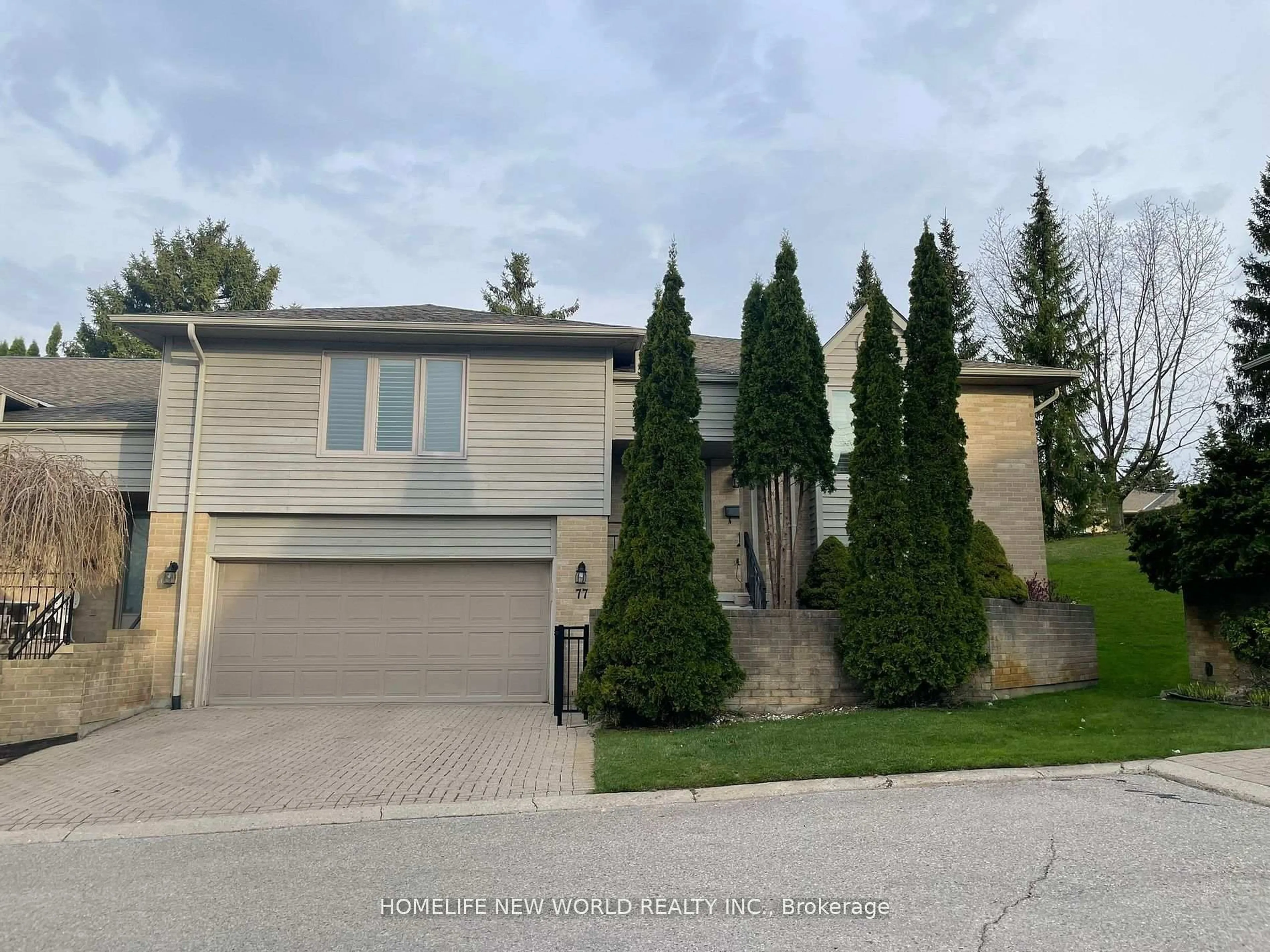 A pic from outside/outdoor area/front of a property/back of a property/a pic from drone, street for 1500 RICHMOND St #77, London North Ontario N6G 4T8