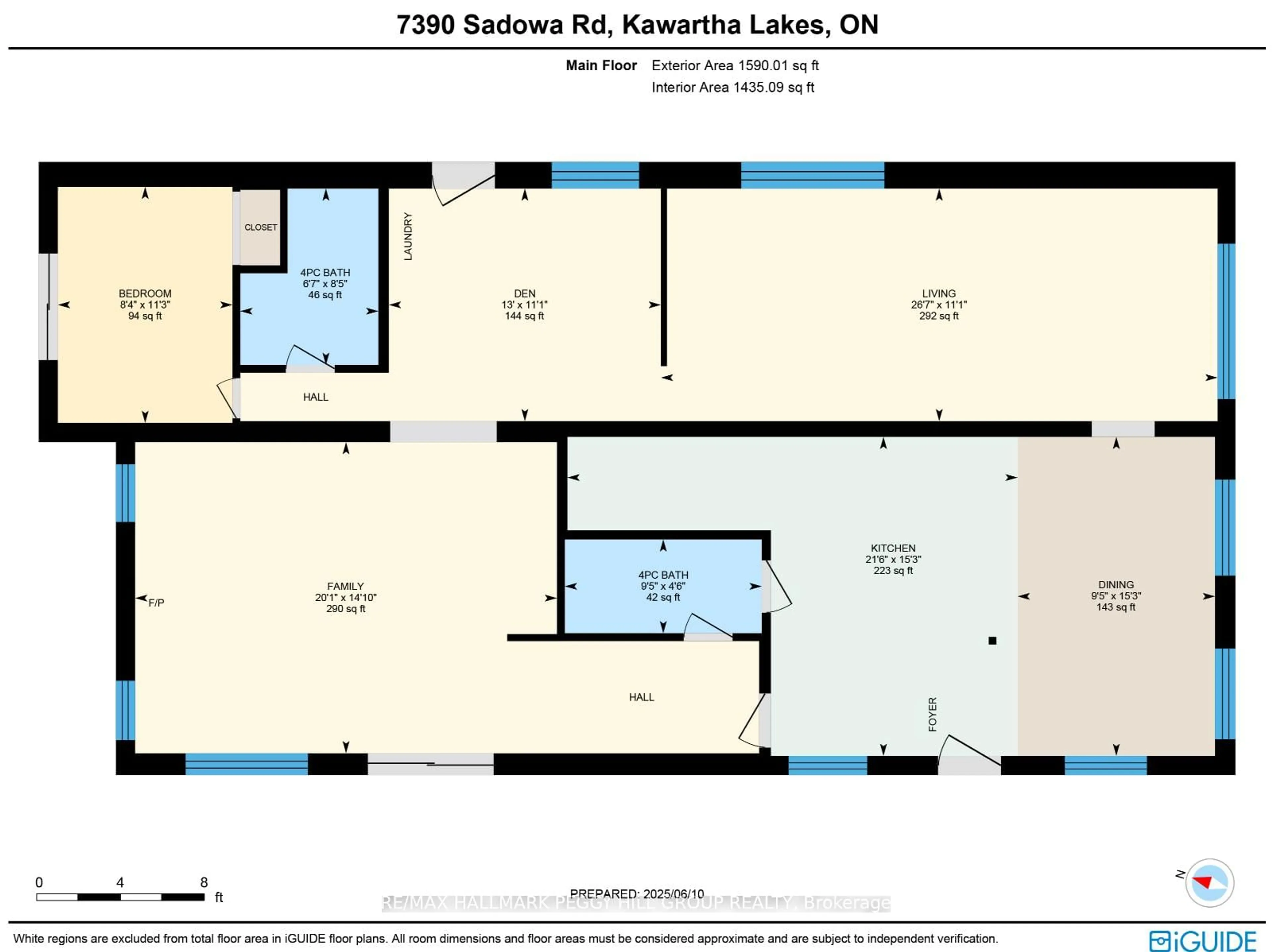 Floor plan for 7390 Sadowa Rd, Kawartha Lakes Ontario L0K 1W0
