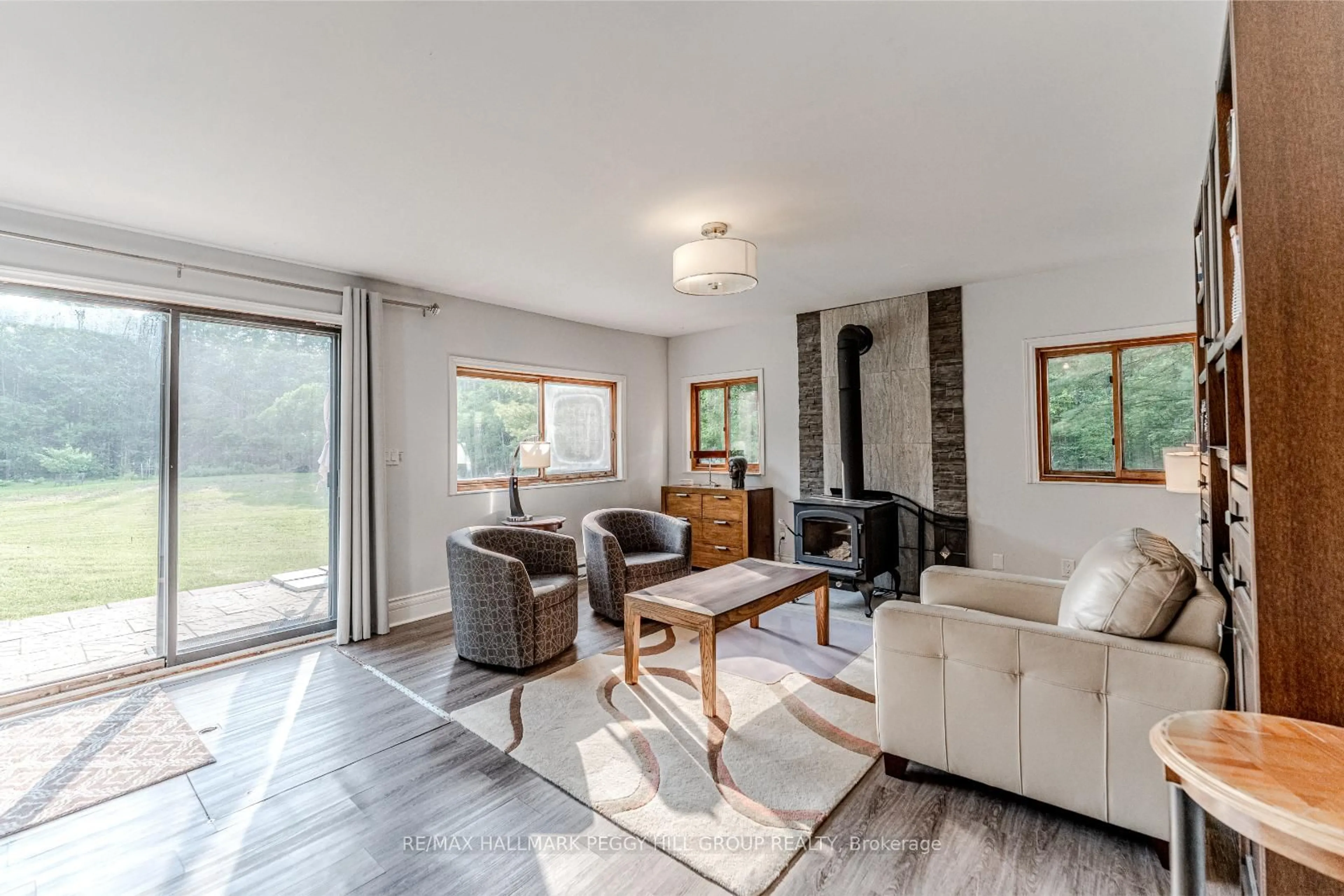 Living room with furniture, unknown for 7390 Sadowa Rd, Kawartha Lakes Ontario L0K 1W0