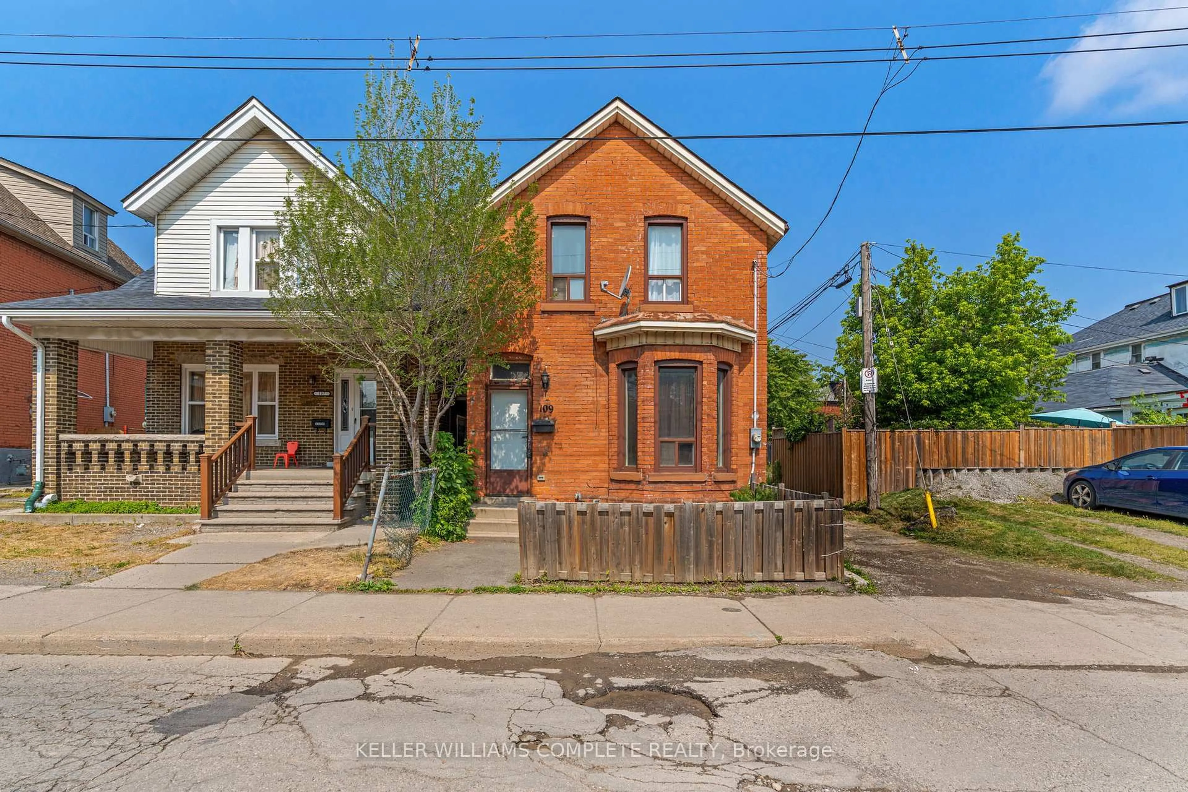 Home with brick exterior material, street for 109 Sanford Ave, Hamilton Ontario L8L 5Z1