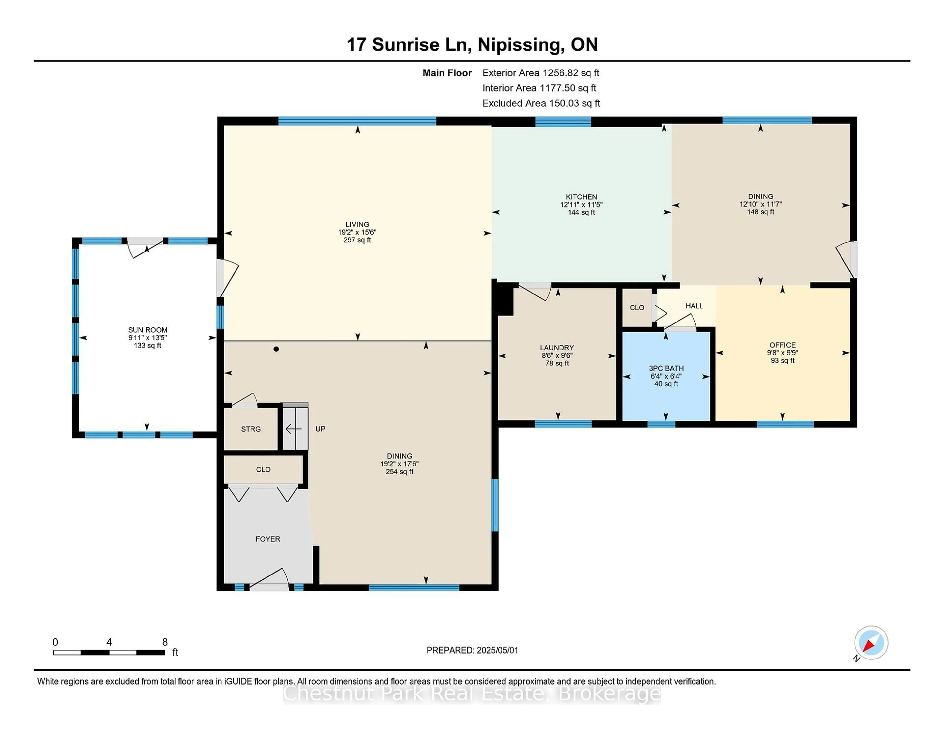 Floor plan for 17 SUNRISE Lane, Nipissing Ontario P0H 1Z0