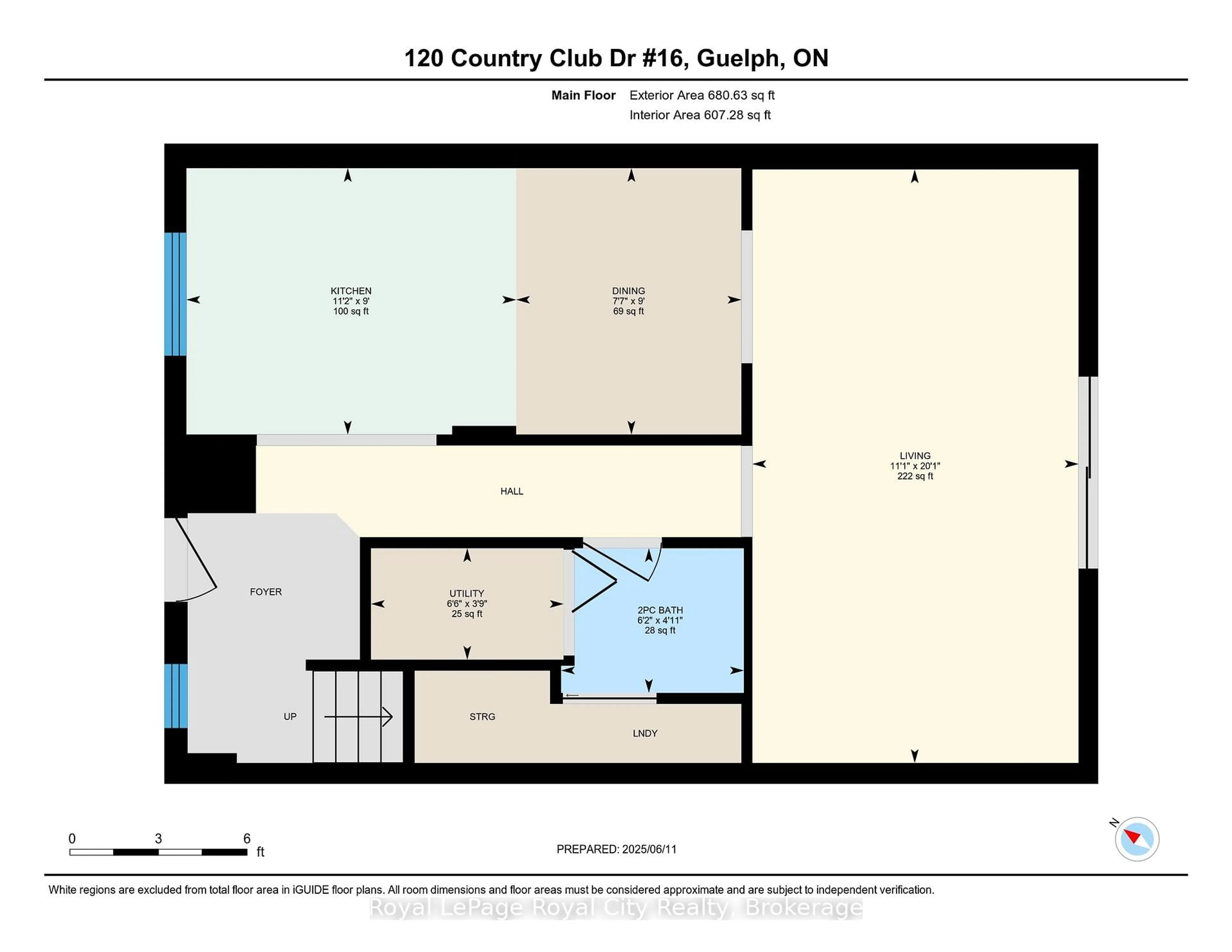 Floor plan for 120 Country Club Dr #16, Guelph Ontario N1E 3K7