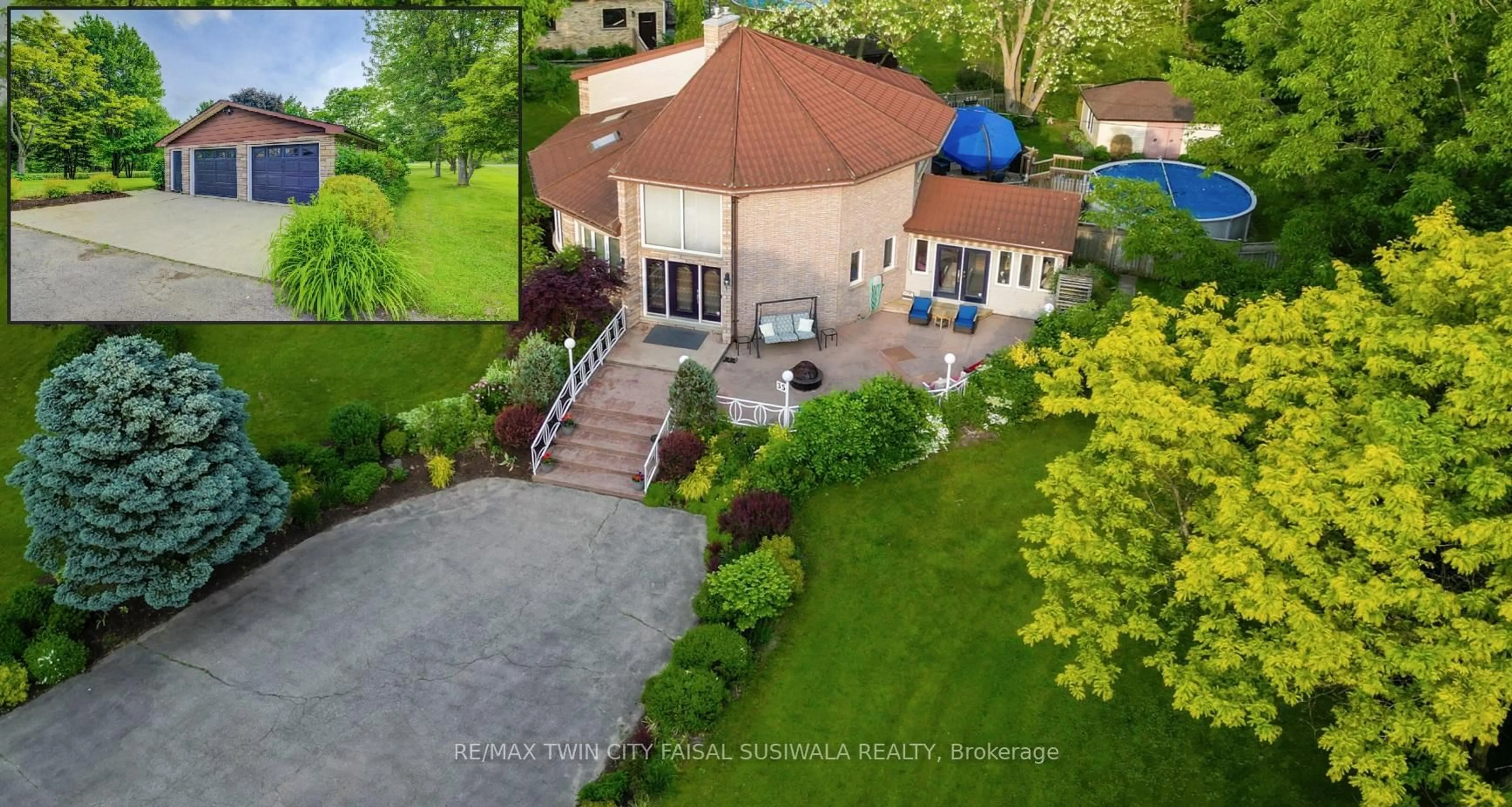 A pic from outside/outdoor area/front of a property/back of a property/a pic from drone, unknown for 35 Robinson Rd, Cambridge Ontario N1R 5S7