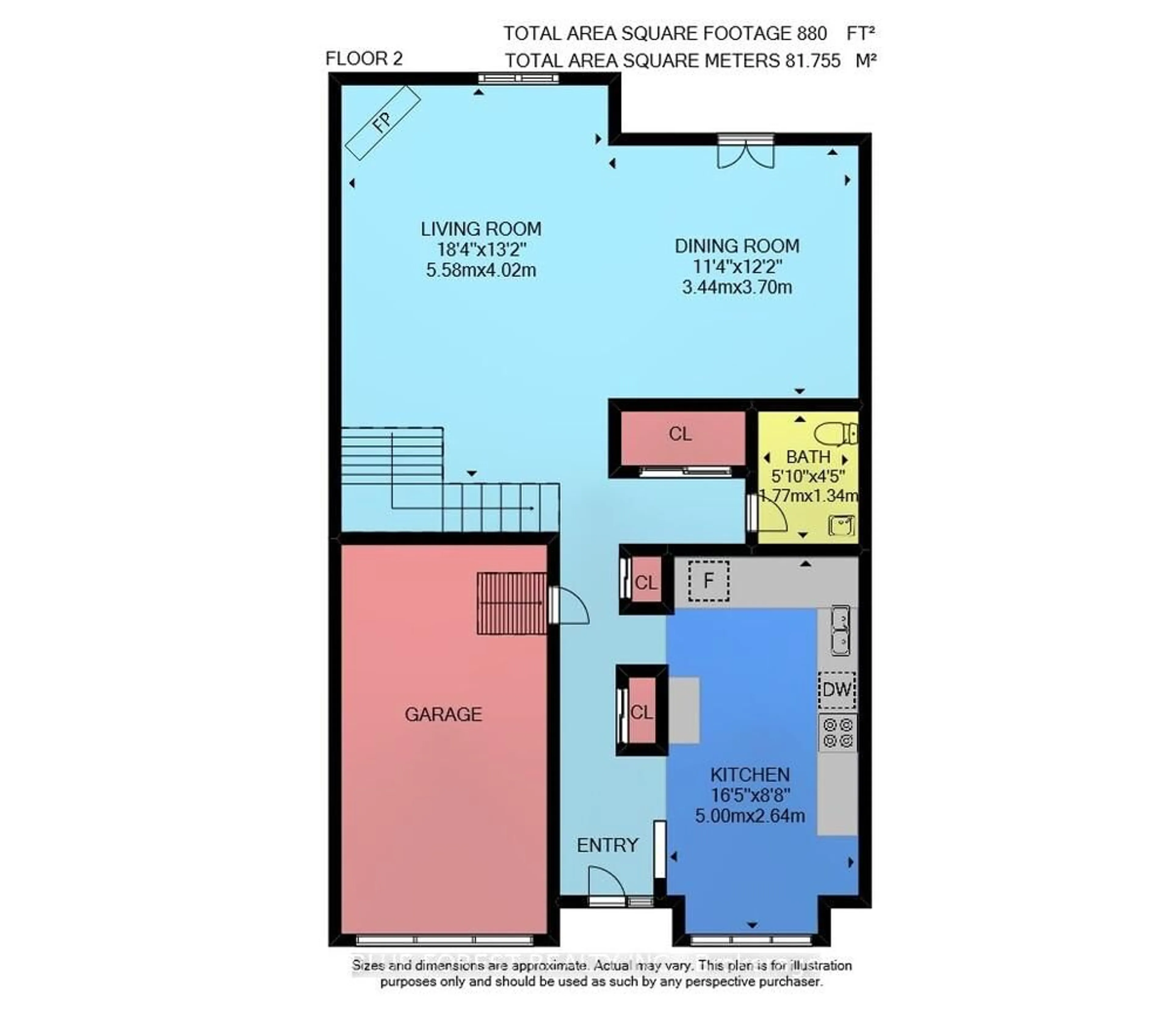 Floor plan for 410 Ambleside Dr #3, London North Ontario N6G 4Y3