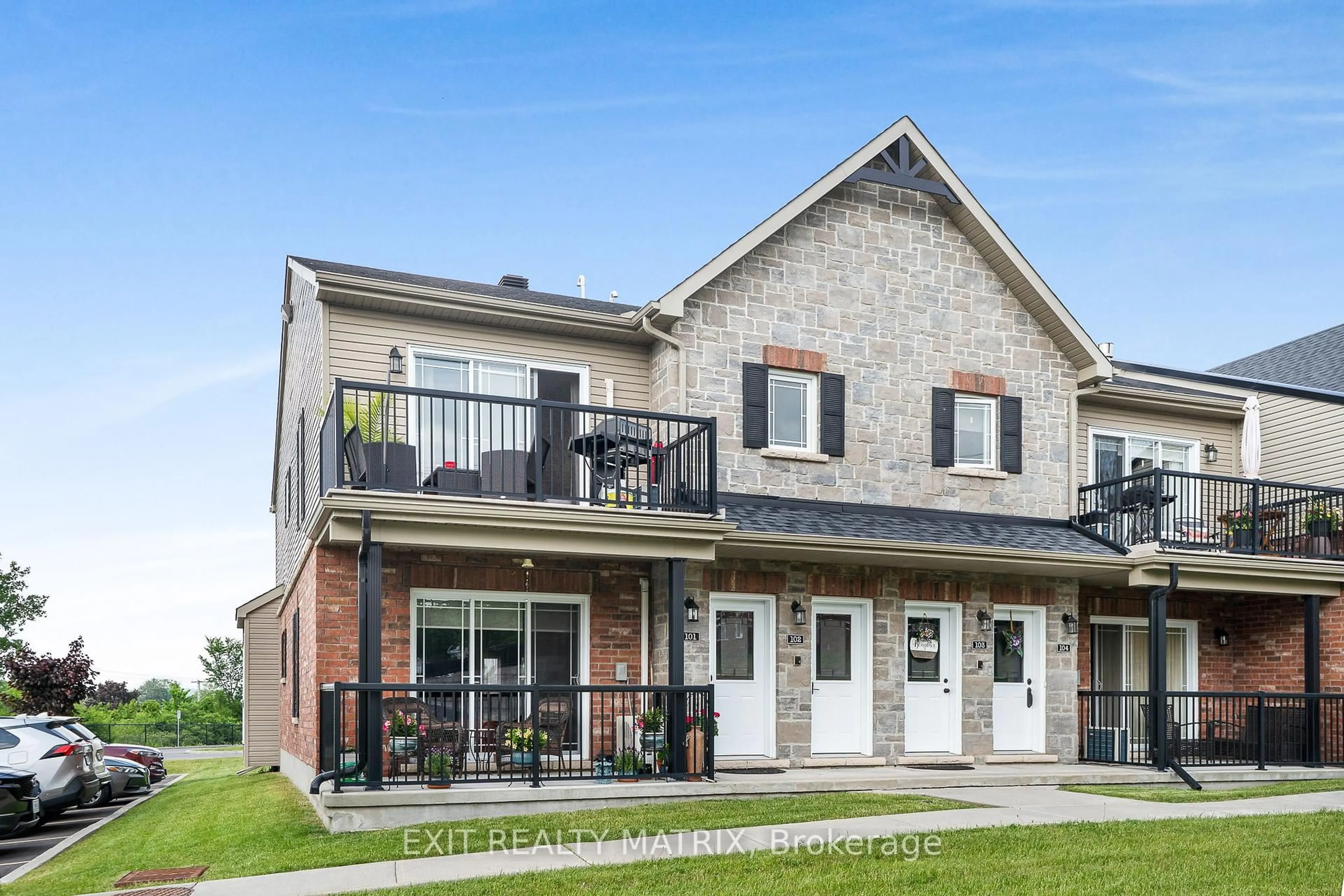 Home with brick exterior material, street for 205 Spence Ave #102, Hawkesbury Ontario K6A 0B5