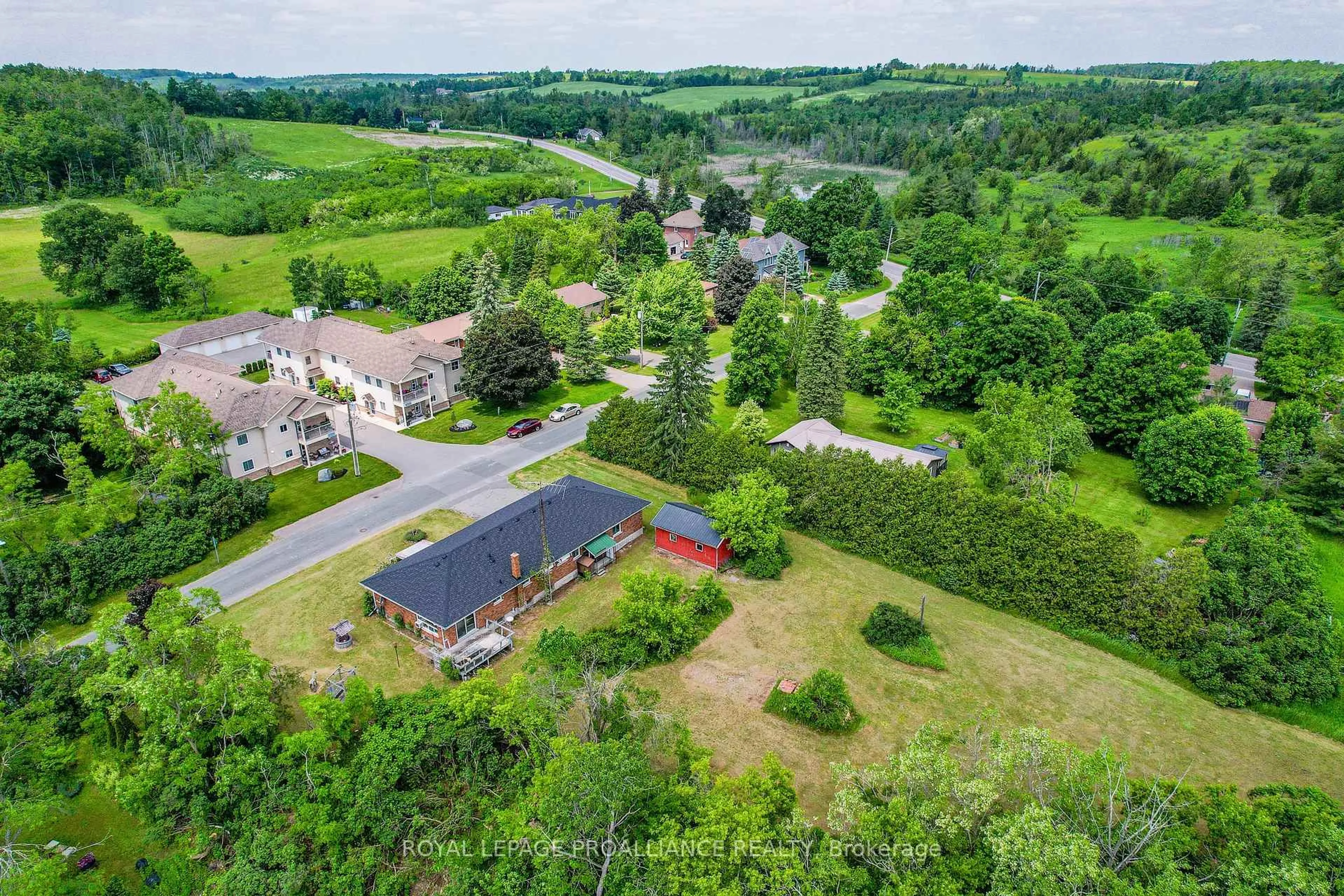 A pic from outside/outdoor area/front of a property/back of a property/a pic from drone, water/lake/river/ocean view for 42 Elizabeth St, Trent Hills Ontario K0L 1Y0
