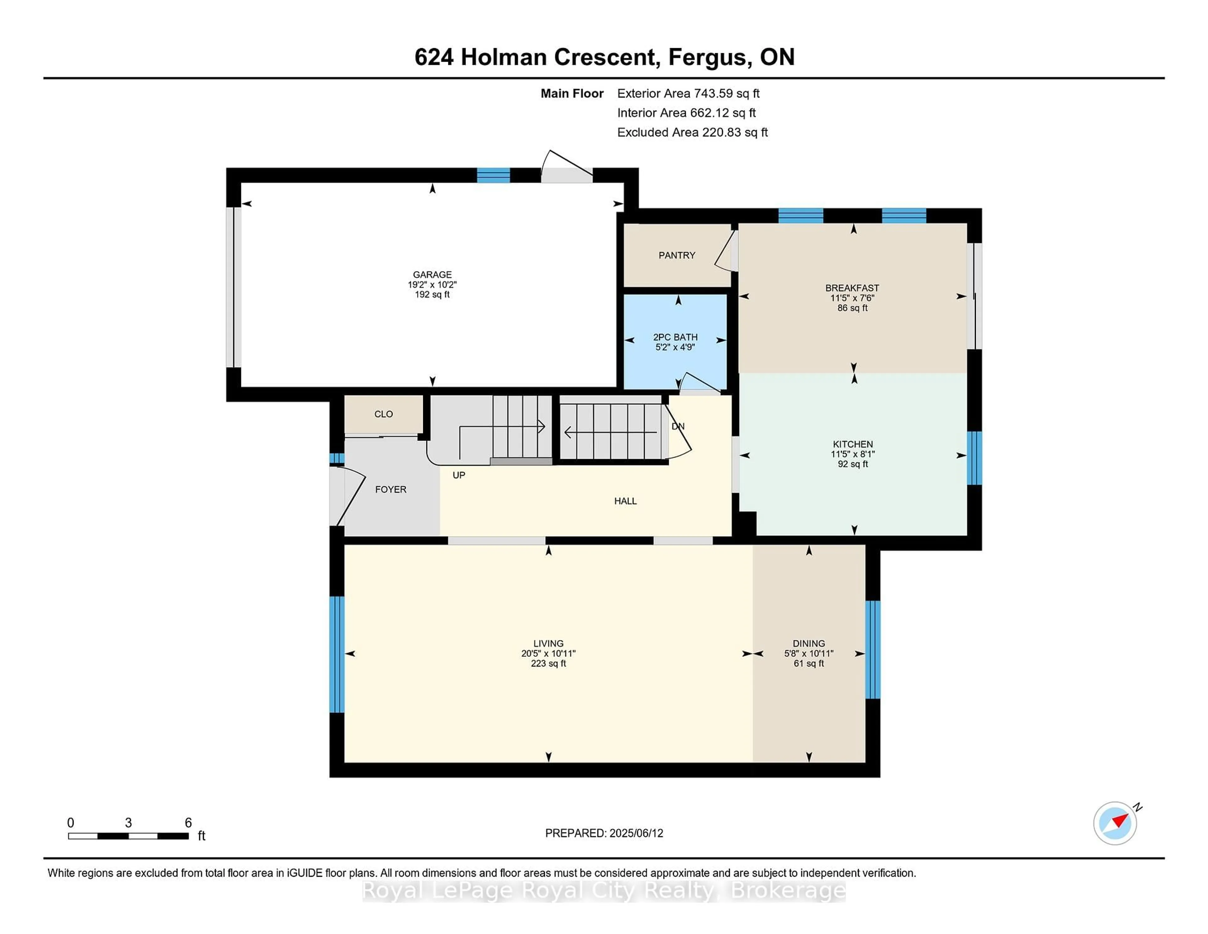 Floor plan for 624 Holman Cres, Centre Wellington Ontario N1M 3M1