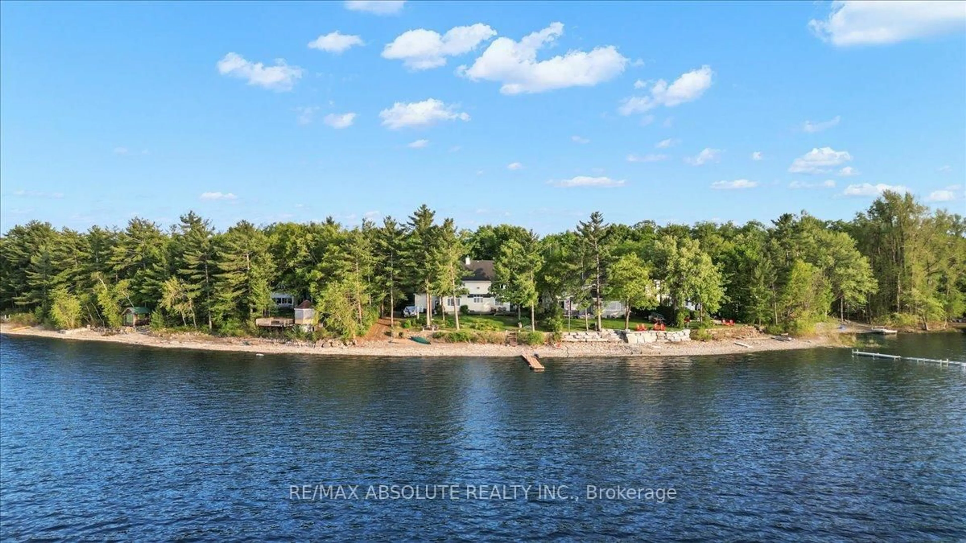 A pic from outside/outdoor area/front of a property/back of a property/a pic from drone, water/lake/river/ocean view for 4098 Armitage Ave, Ottawa Ontario K0A 1T0