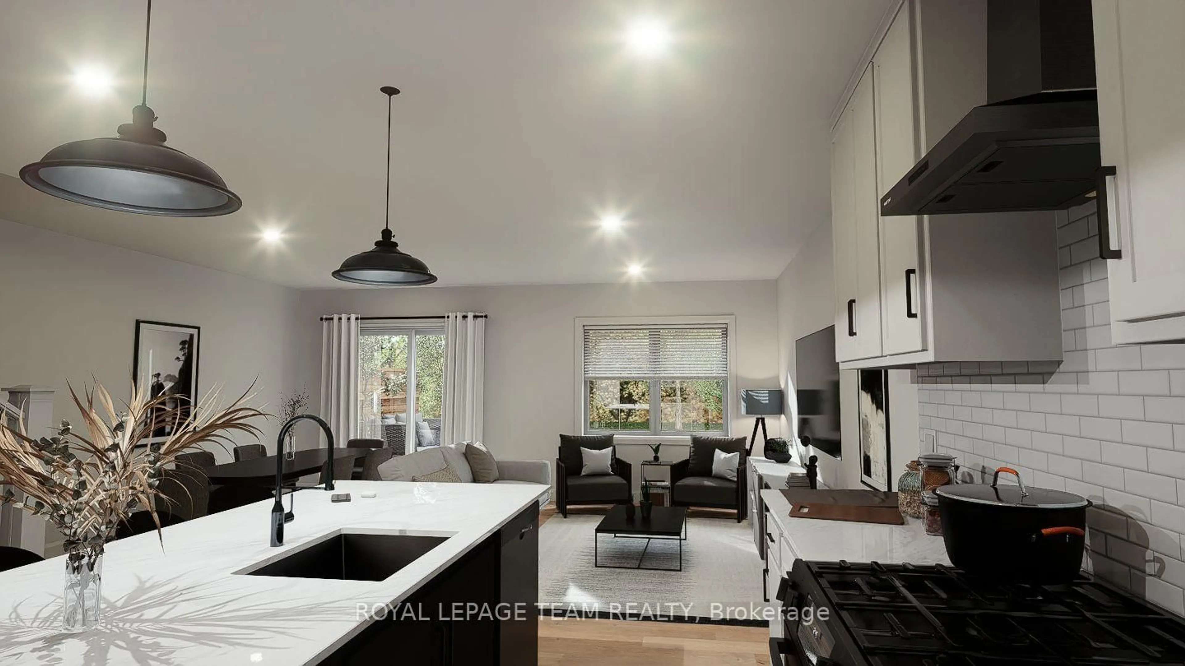 Open concept kitchen, ceramic/tile floor for 724 TAILSLIDE Private, Carp Ontario K0A 1L0