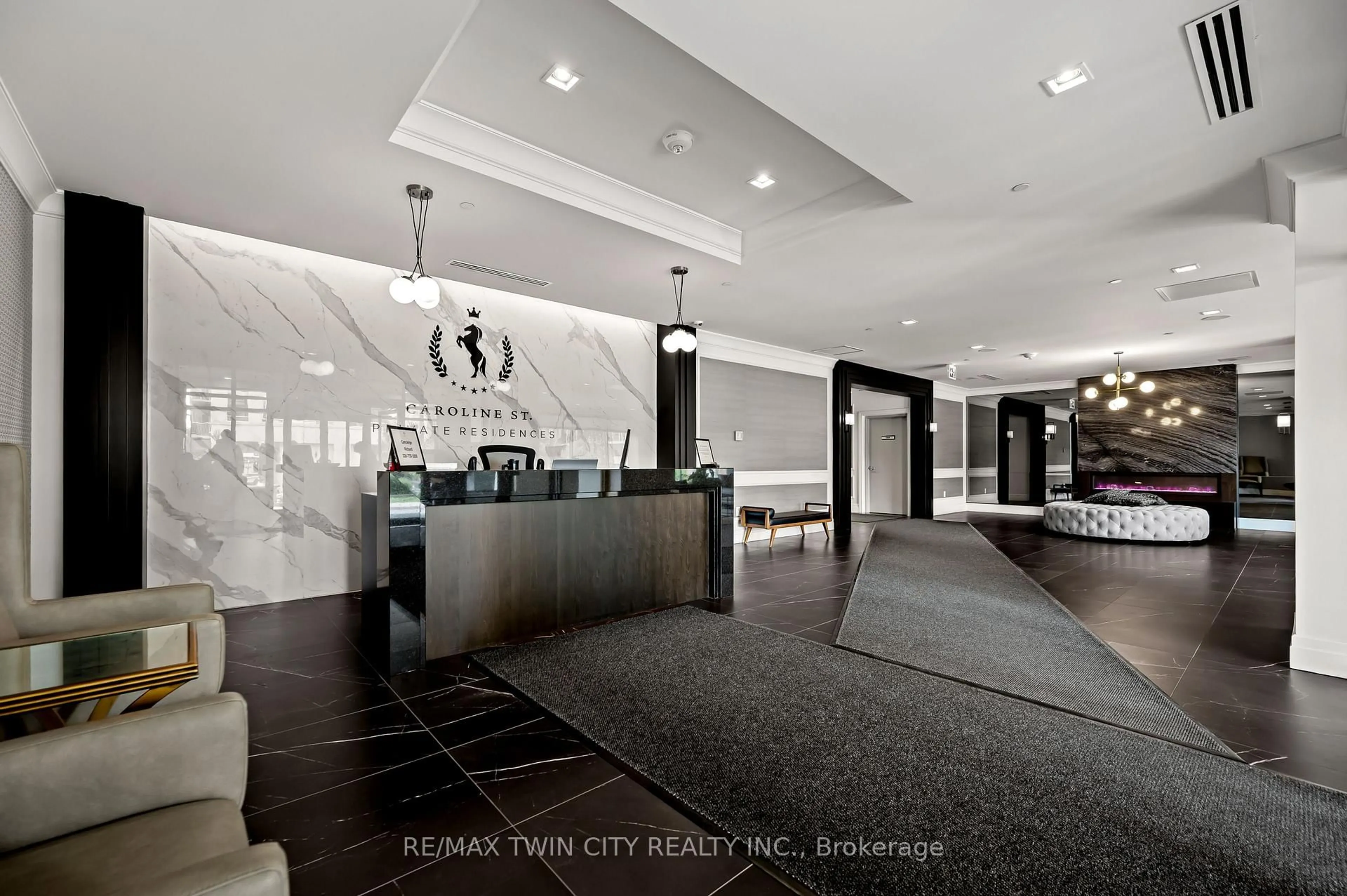 Lobby for 155 Caroline St #1411, Waterloo Ontario N2L 0J8