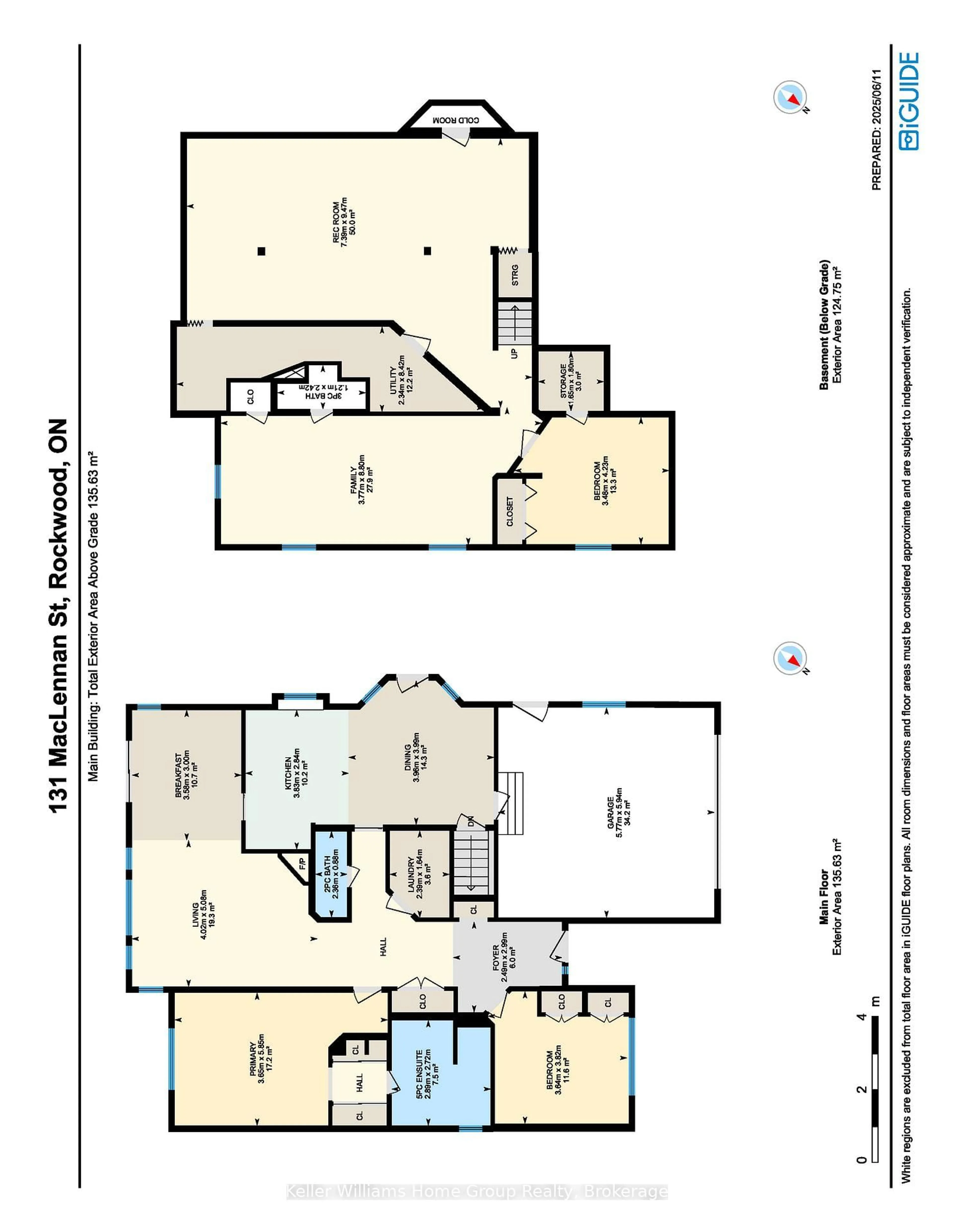Floor plan for 131 MacLennan St, Guelph/Eramosa Ontario N0B 2K0