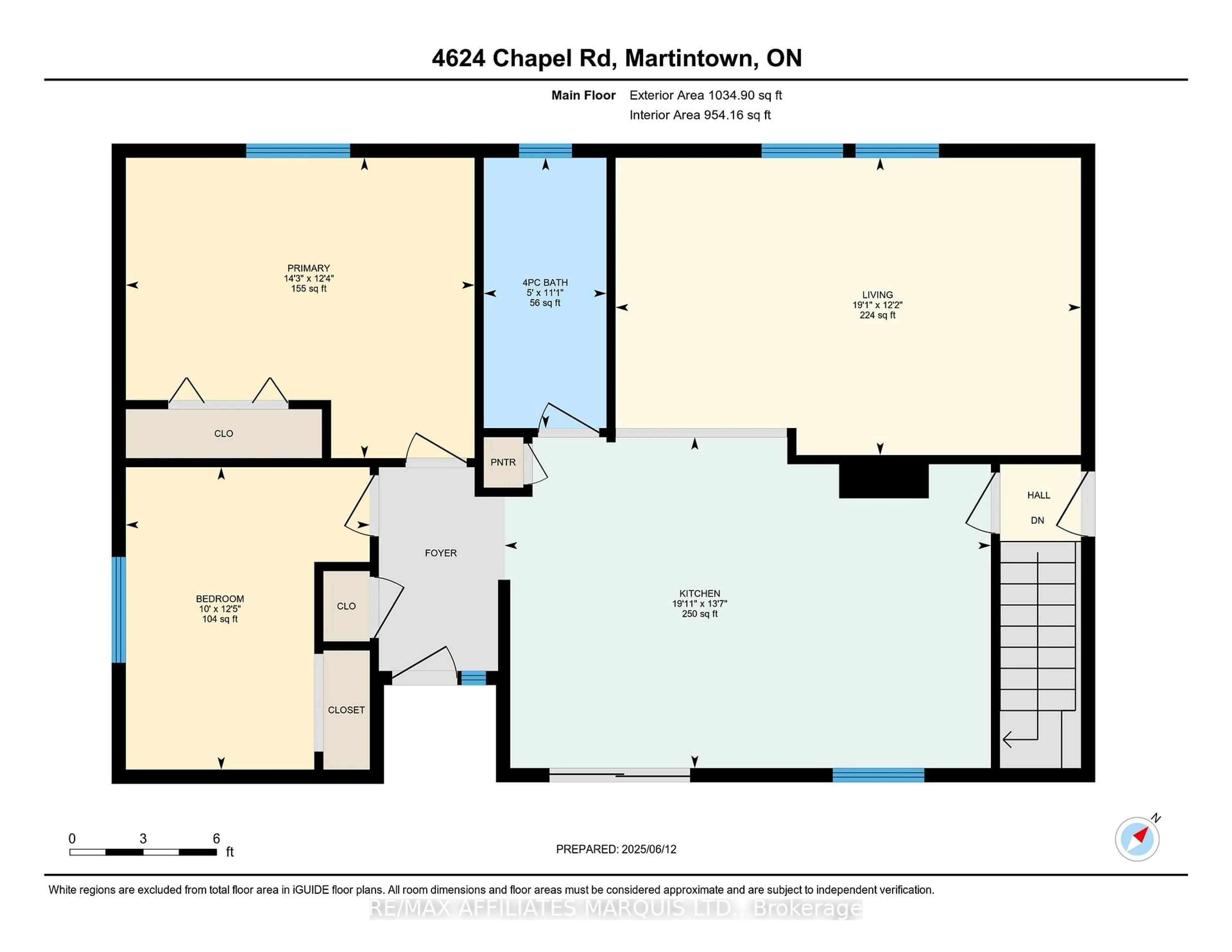 Floor plan for 4624 Chapel Rd, South Glengarry Ontario K0C 1S0