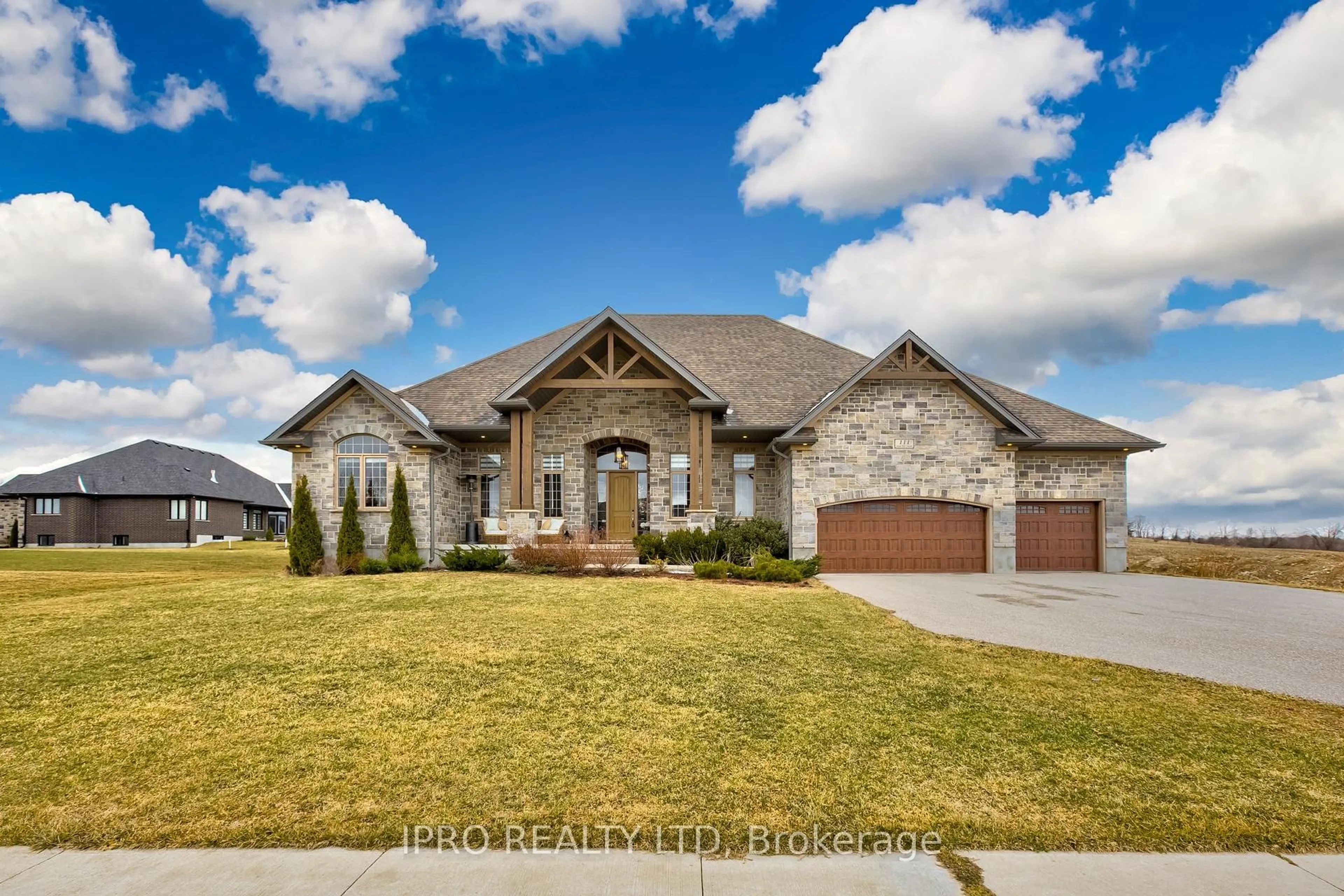 Home with brick exterior material, street for 111 Sunset Hills Cres, Woolwich Ontario N0B 2B0