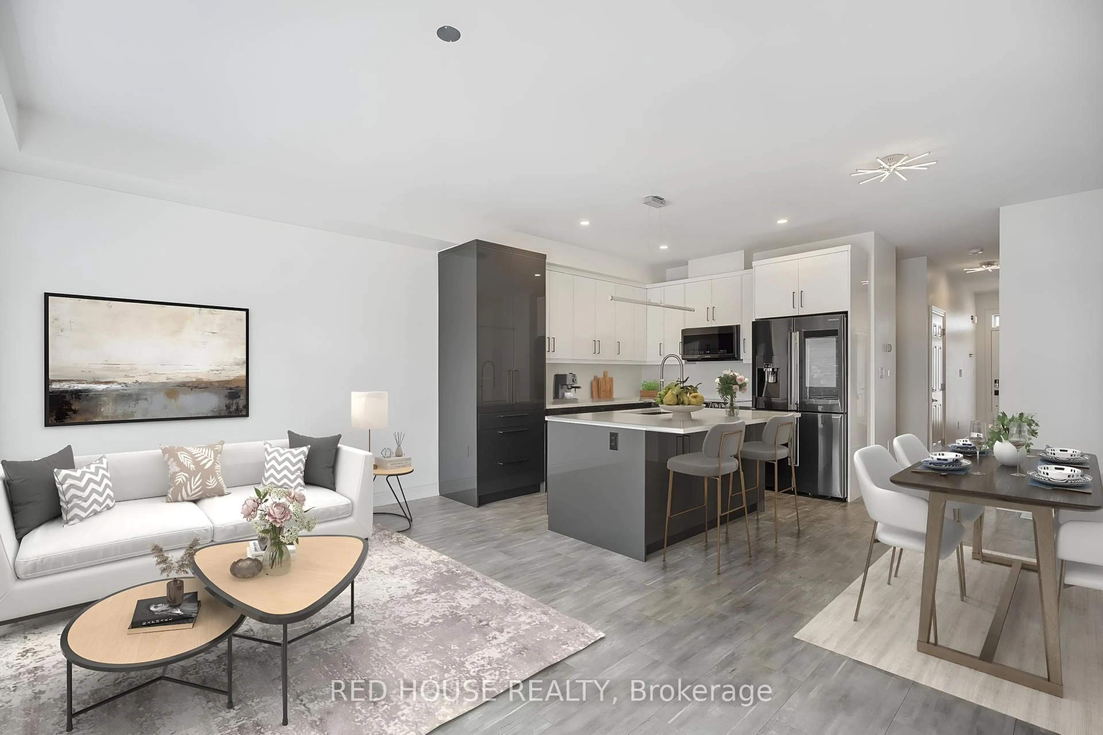 Open concept kitchen, unknown for 66 Venture Way, Thorold Ontario L2V 0H6