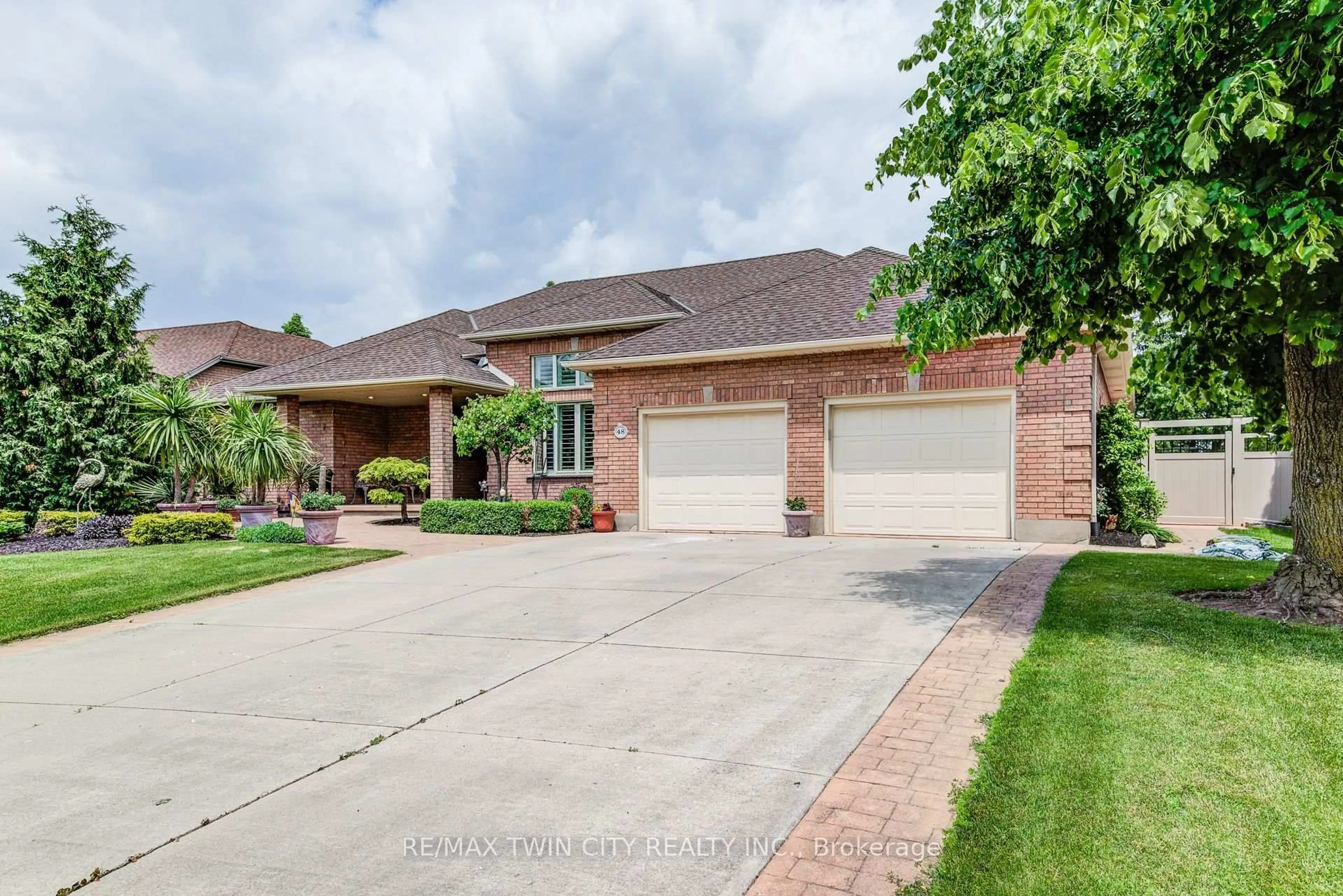Home with brick exterior material, street for 48 Peter St, Wellesley Ontario N0B 2M0