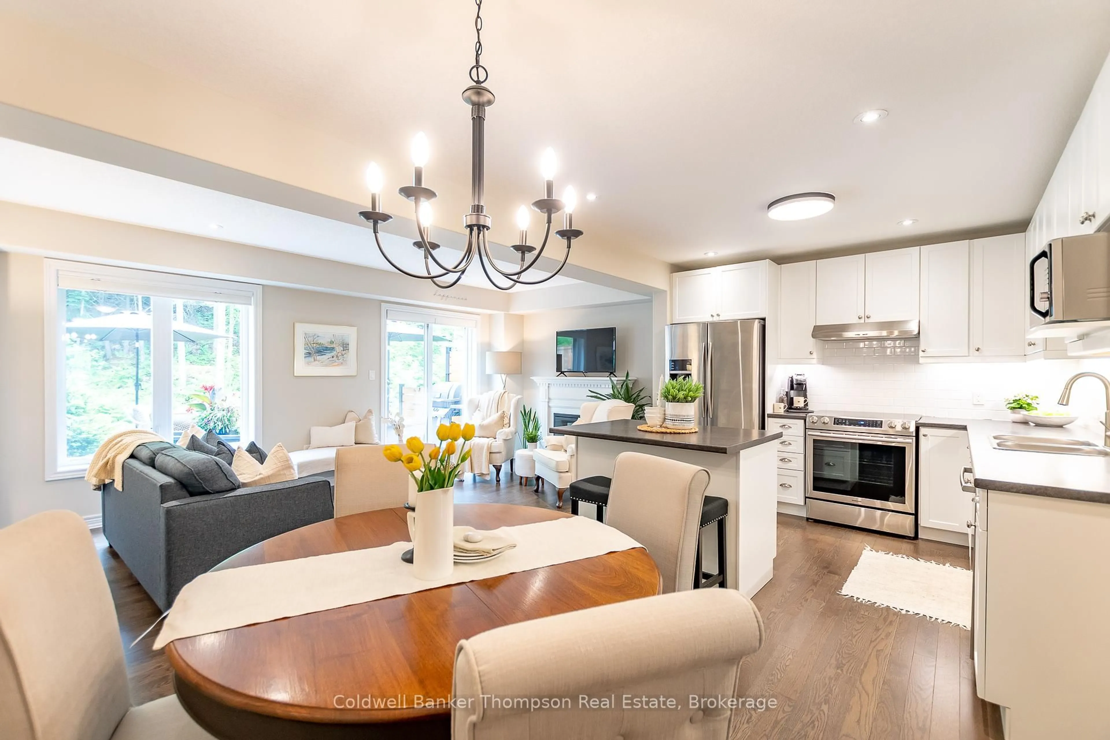 Open concept kitchen, unknown for 24 Spalding Cres, Huntsville Ontario P1H 1B7