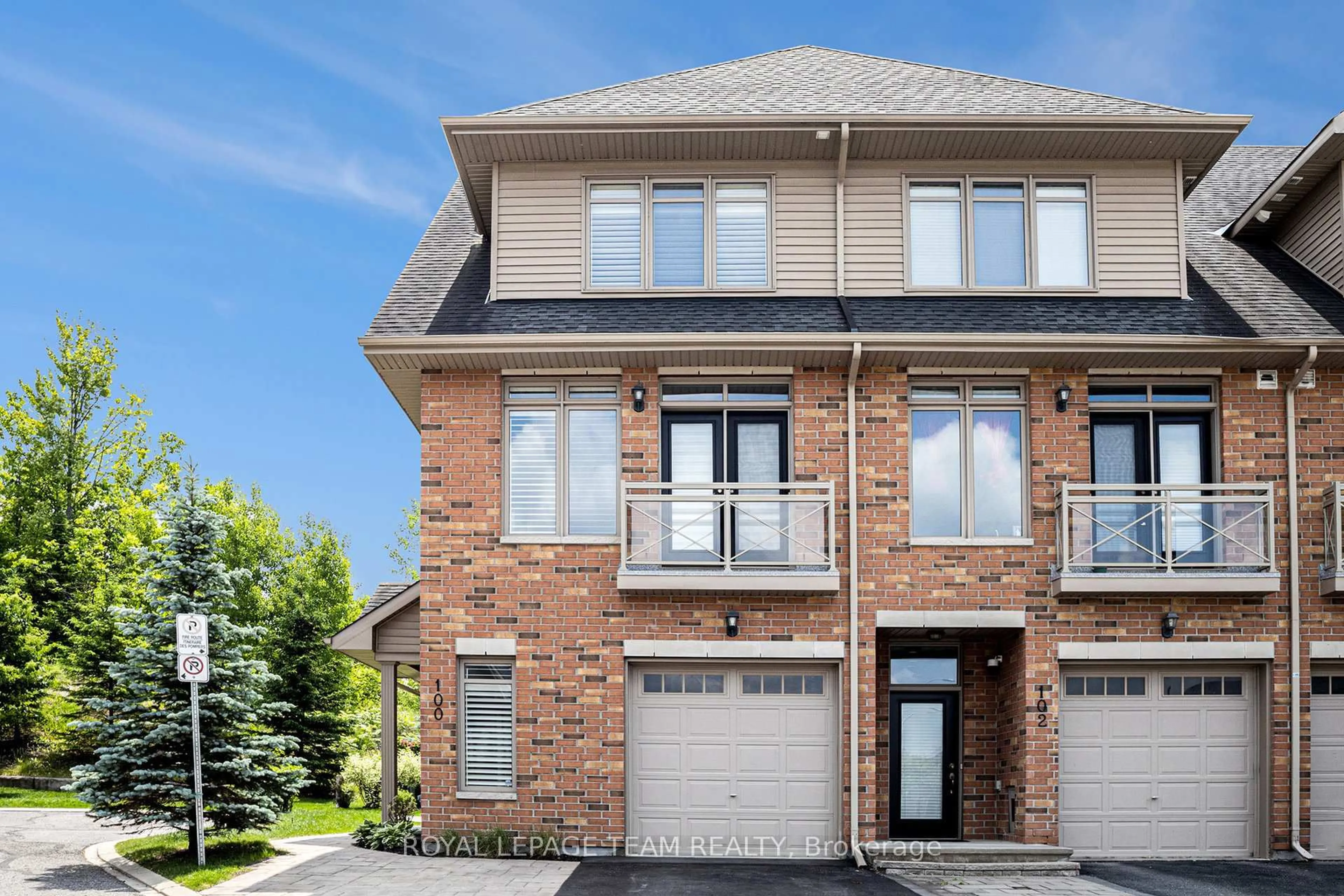 Home with brick exterior material, street for 100 Lionel Private, Ottawa Ontario K4A 0X1