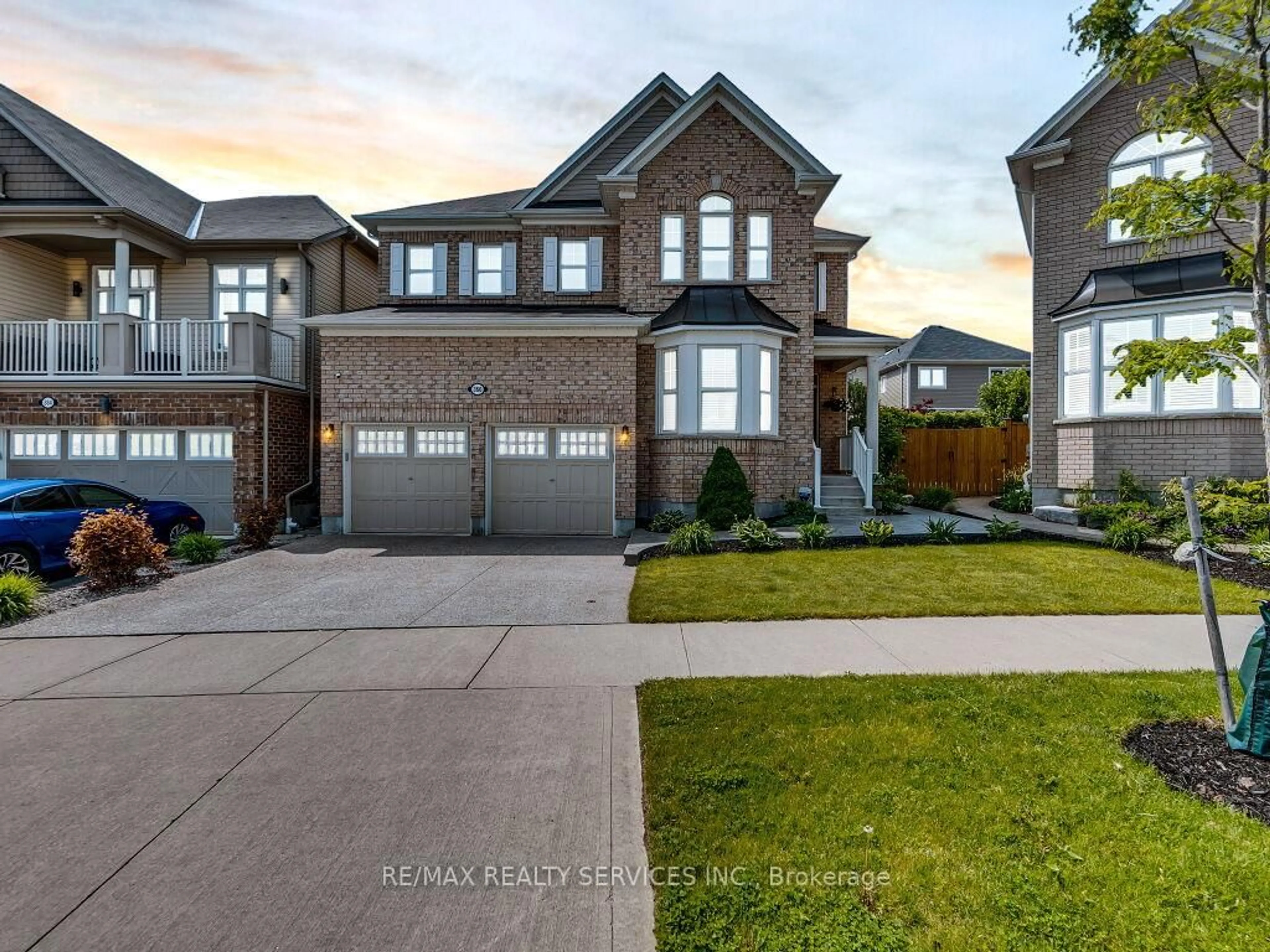 Home with brick exterior material, street for 360 Falling Green Cres, Kitchener Ontario N2R 0G4