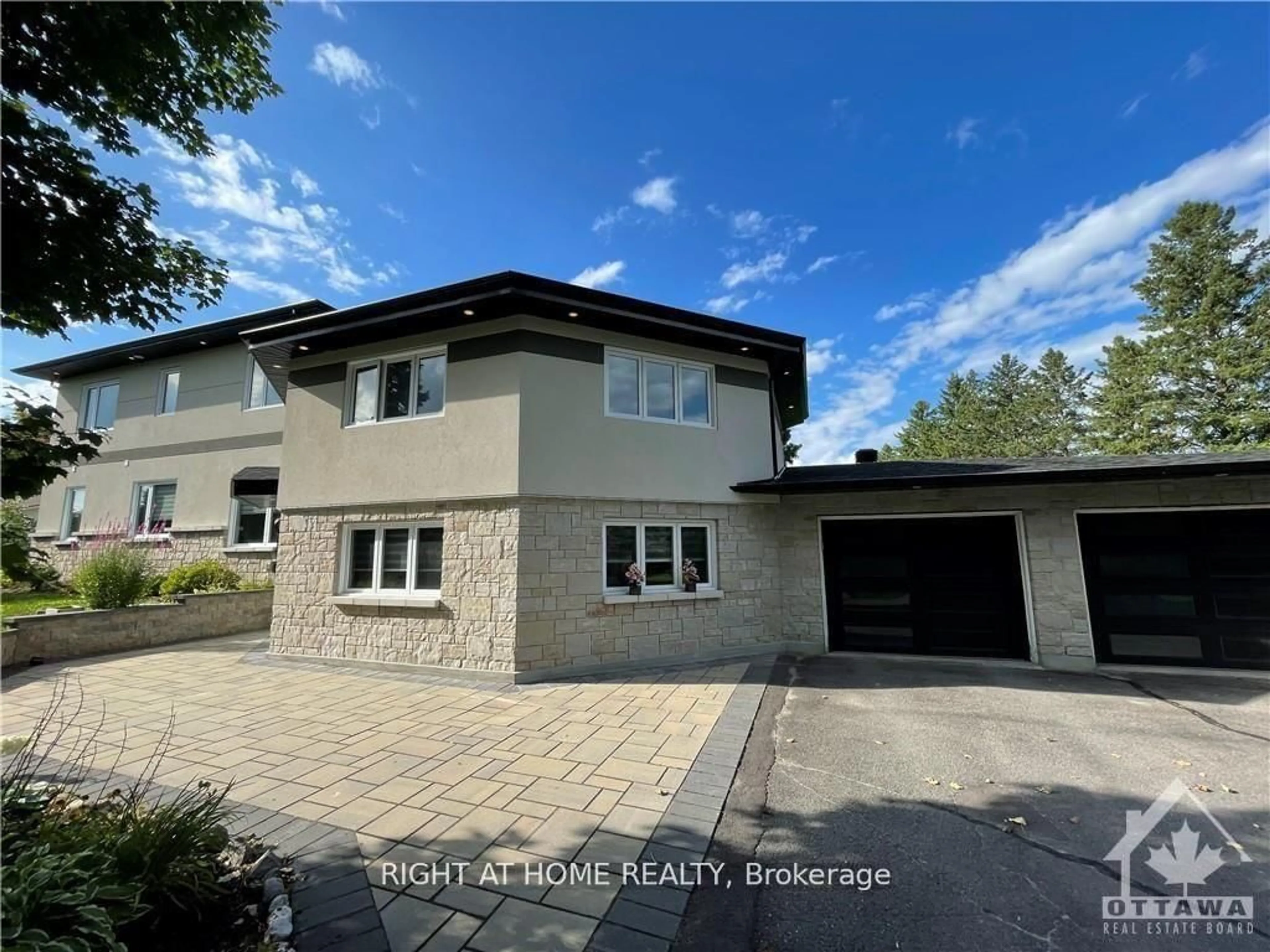 A pic from outside/outdoor area/front of a property/back of a property/a pic from drone, street for 25 Bren Maur Rd, Ottawa Ontario K2J 3Z7
