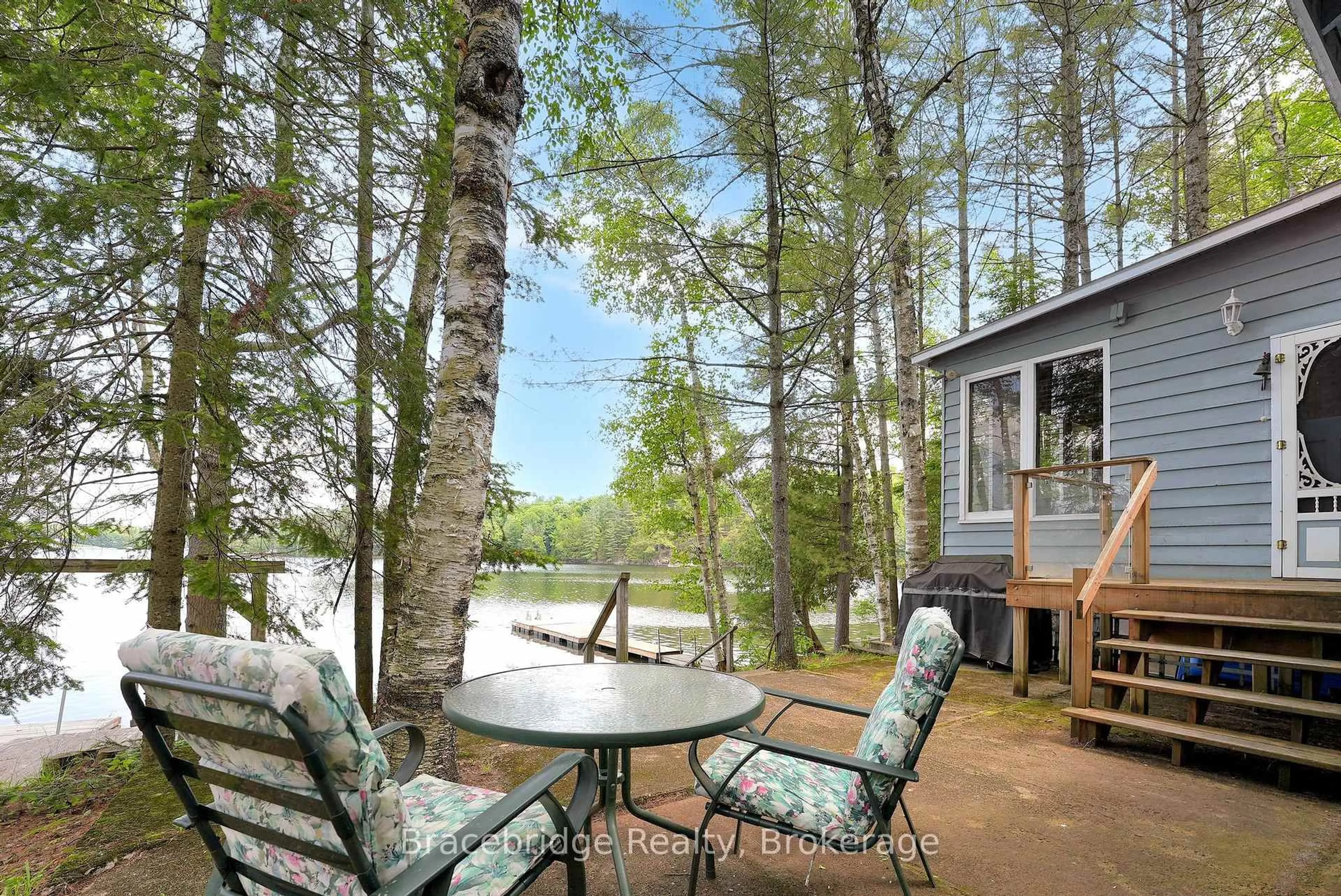 Patio, water/lake/river/ocean view for 1175 Kendrick Creek Lane, Minden Hills Ontario K0M 2K0
