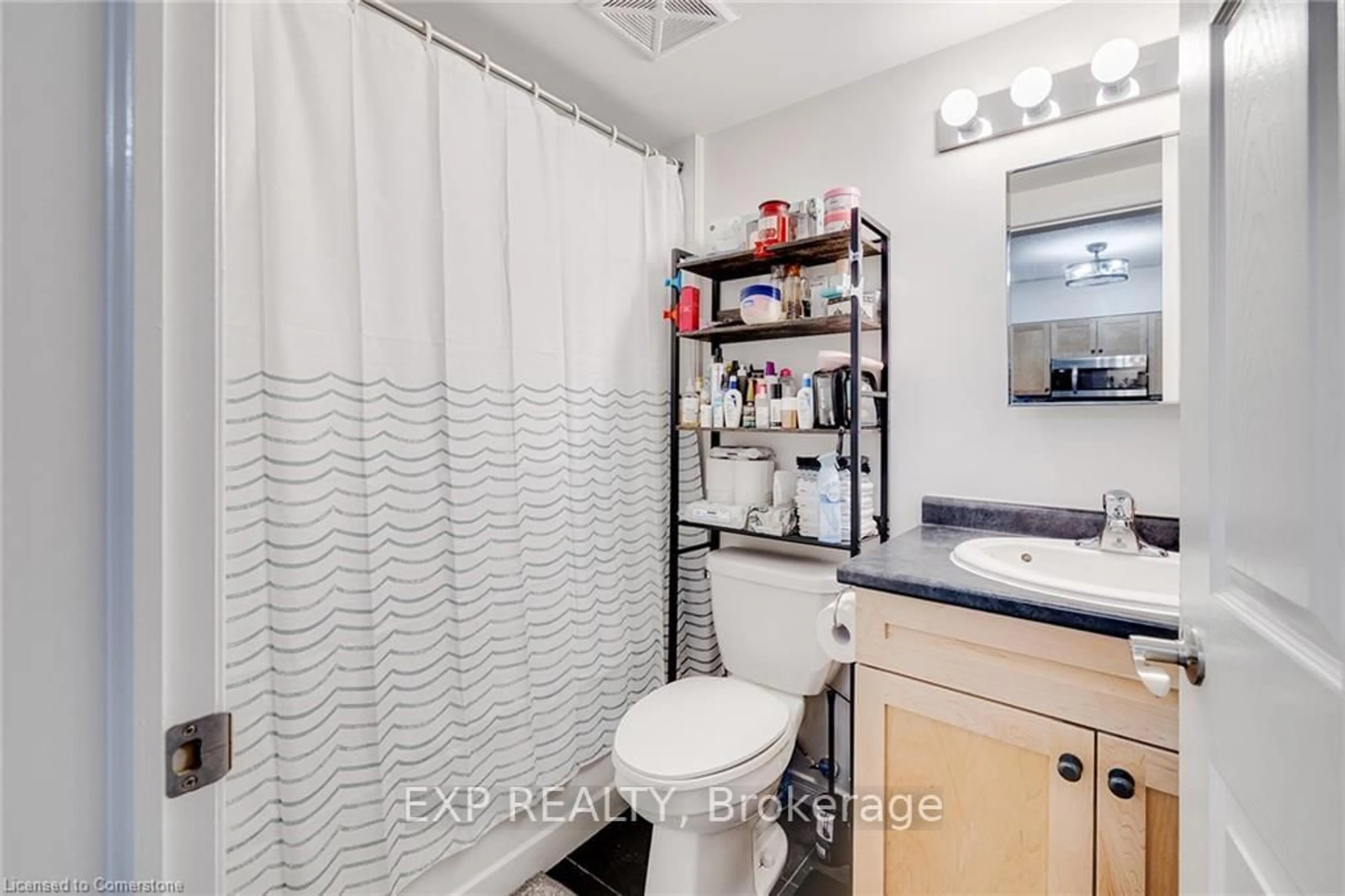 Standard bathroom, ceramic/tile floor for 155 Water St #409, Cambridge Ontario N1R 3E3