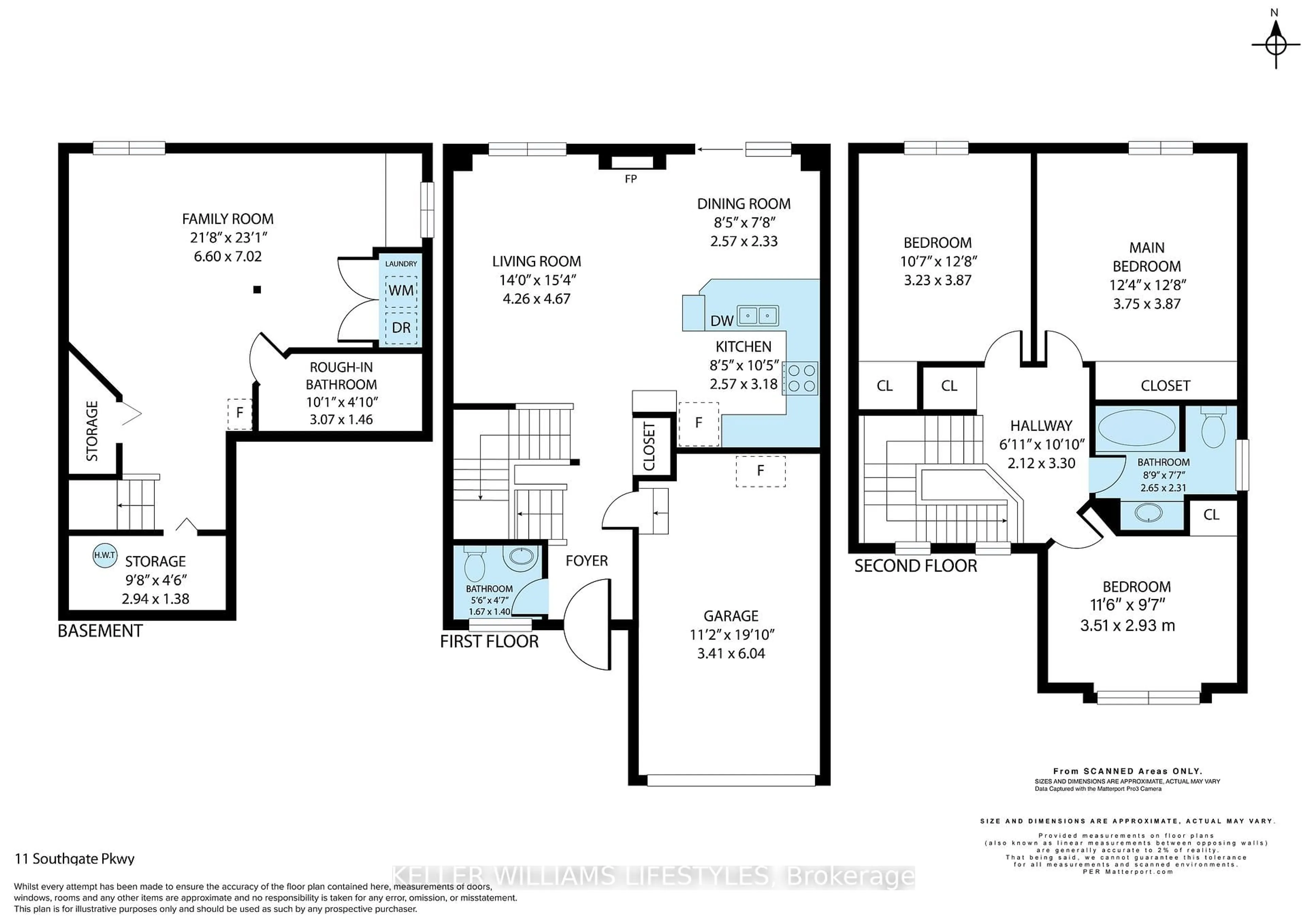 Floor plan for 11 Southgate Pkwy, St. Thomas Ontario N5R 6M1