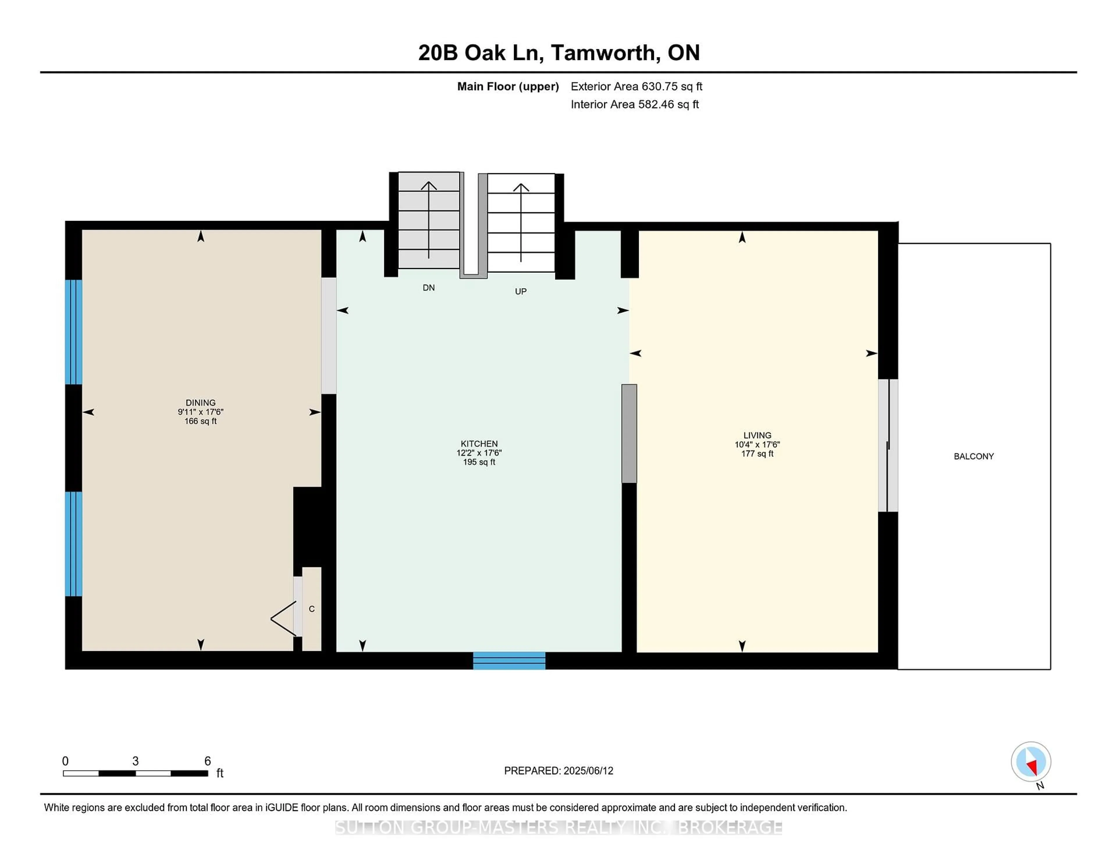 Floor plan for 20B Oak Lane, Tamworth Ontario K0K 3G0