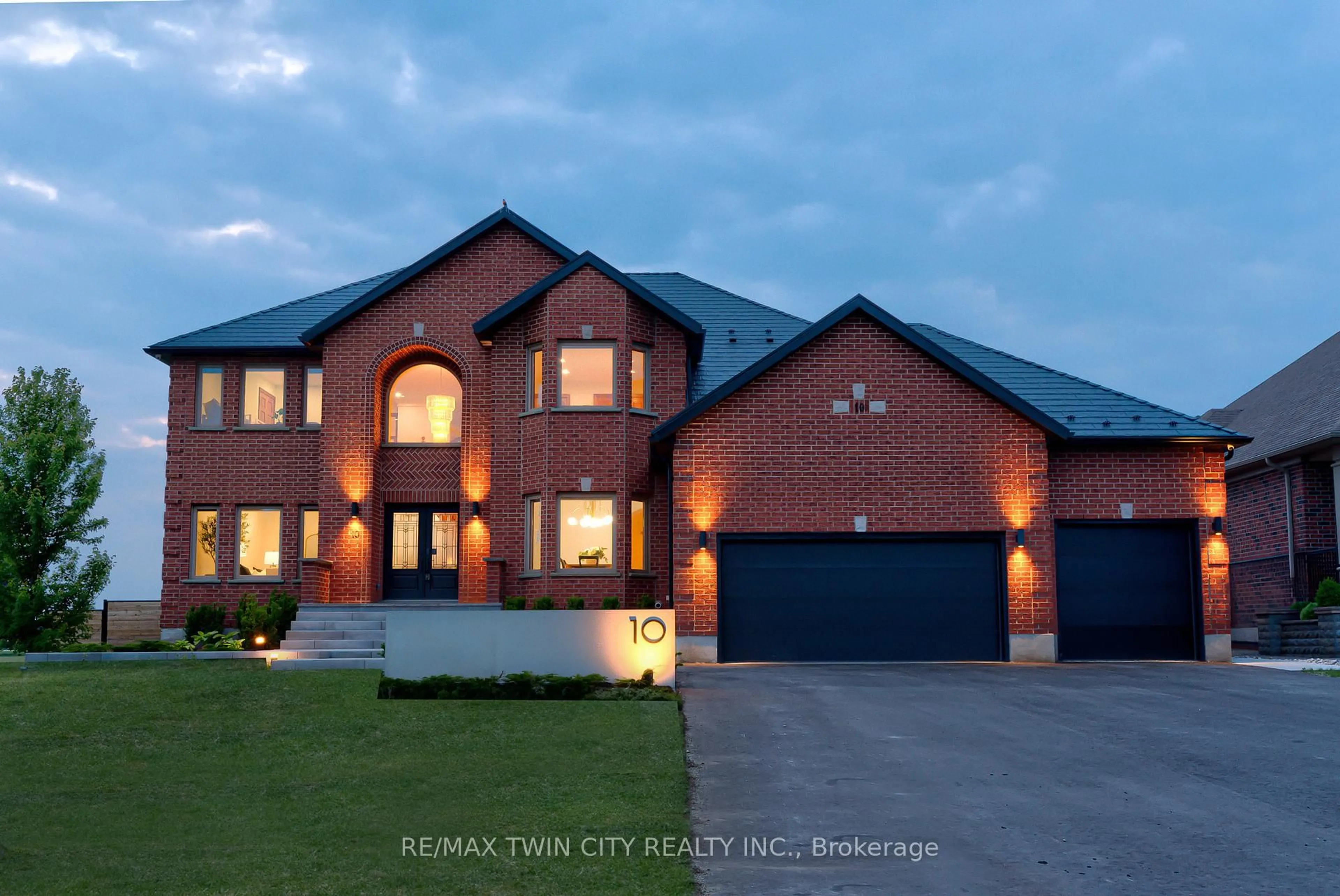 Home with brick exterior material, street for 10 Eldale Rd, Woolwich Ontario N3B 2C8
