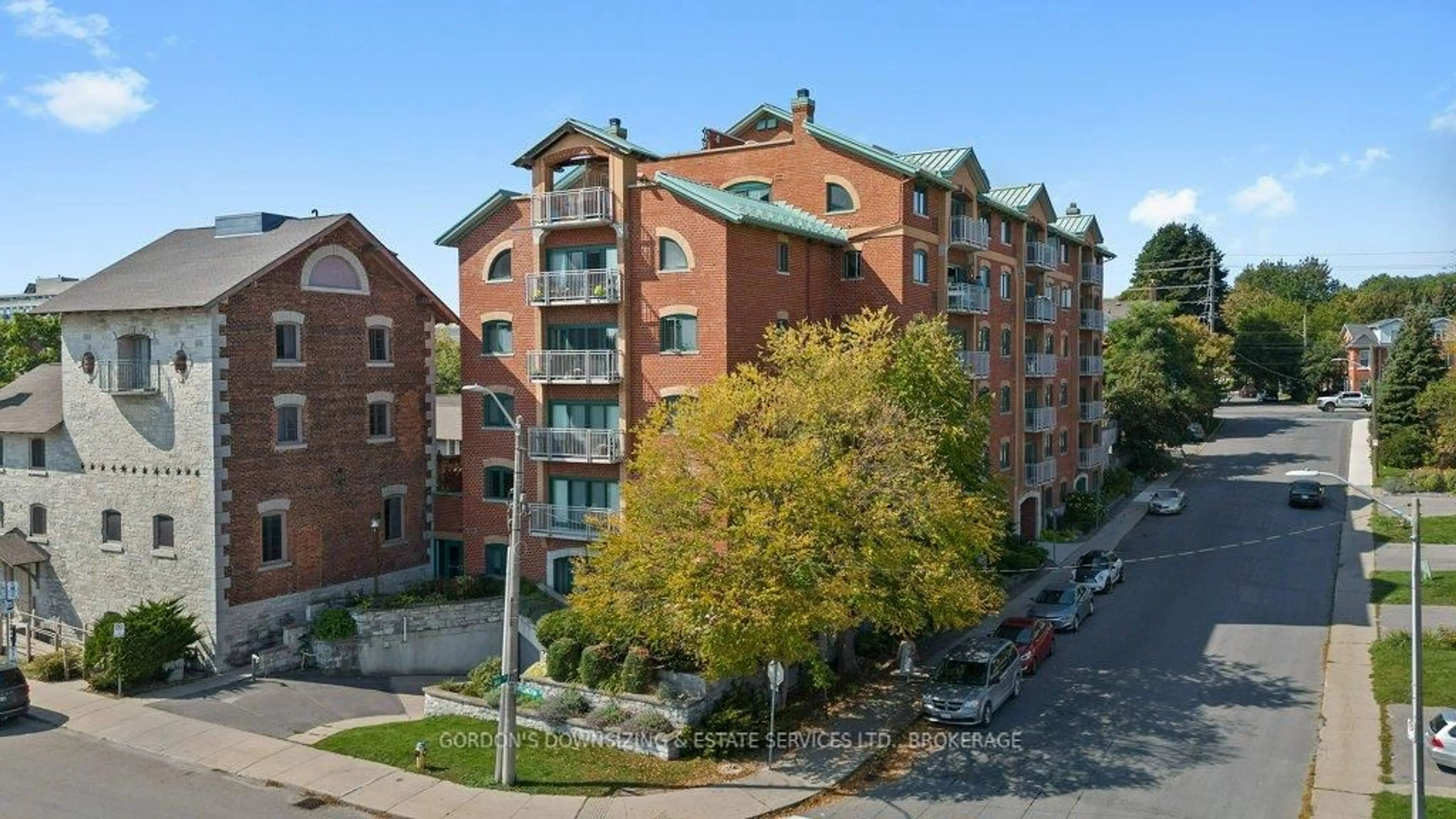 A pic from outside/outdoor area/front of a property/back of a property/a pic from drone, city buildings view from balcony for 2 BAY St #201, Kingston Ontario K7K 6T7