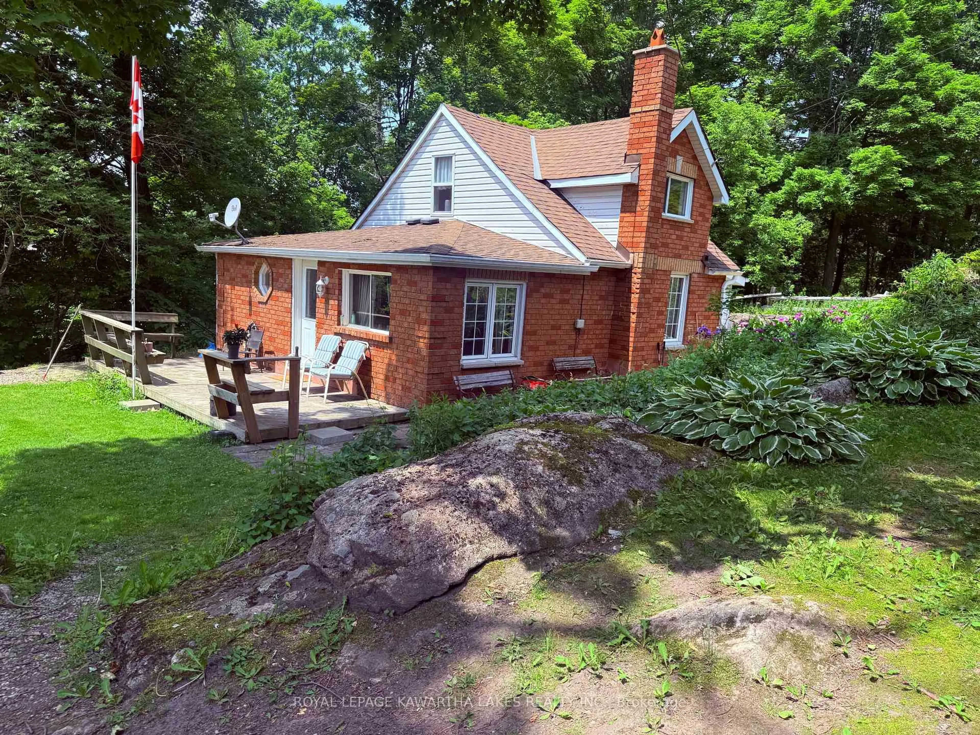 A pic from outside/outdoor area/front of a property/back of a property/a pic from drone, unknown for 5 Government Dock Rd, Kawartha Lakes Ontario K0M 2L0