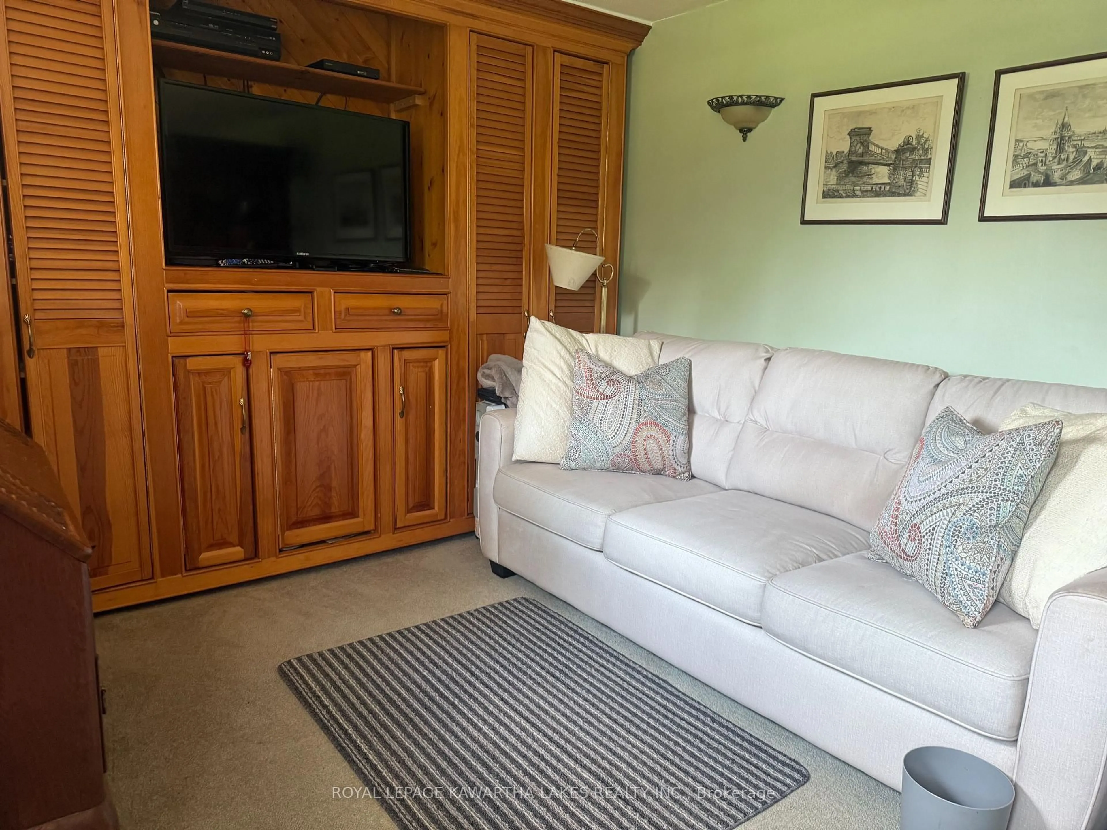Living room with furniture, unknown for 5 Government Dock Rd, Kawartha Lakes Ontario K0M 2L0