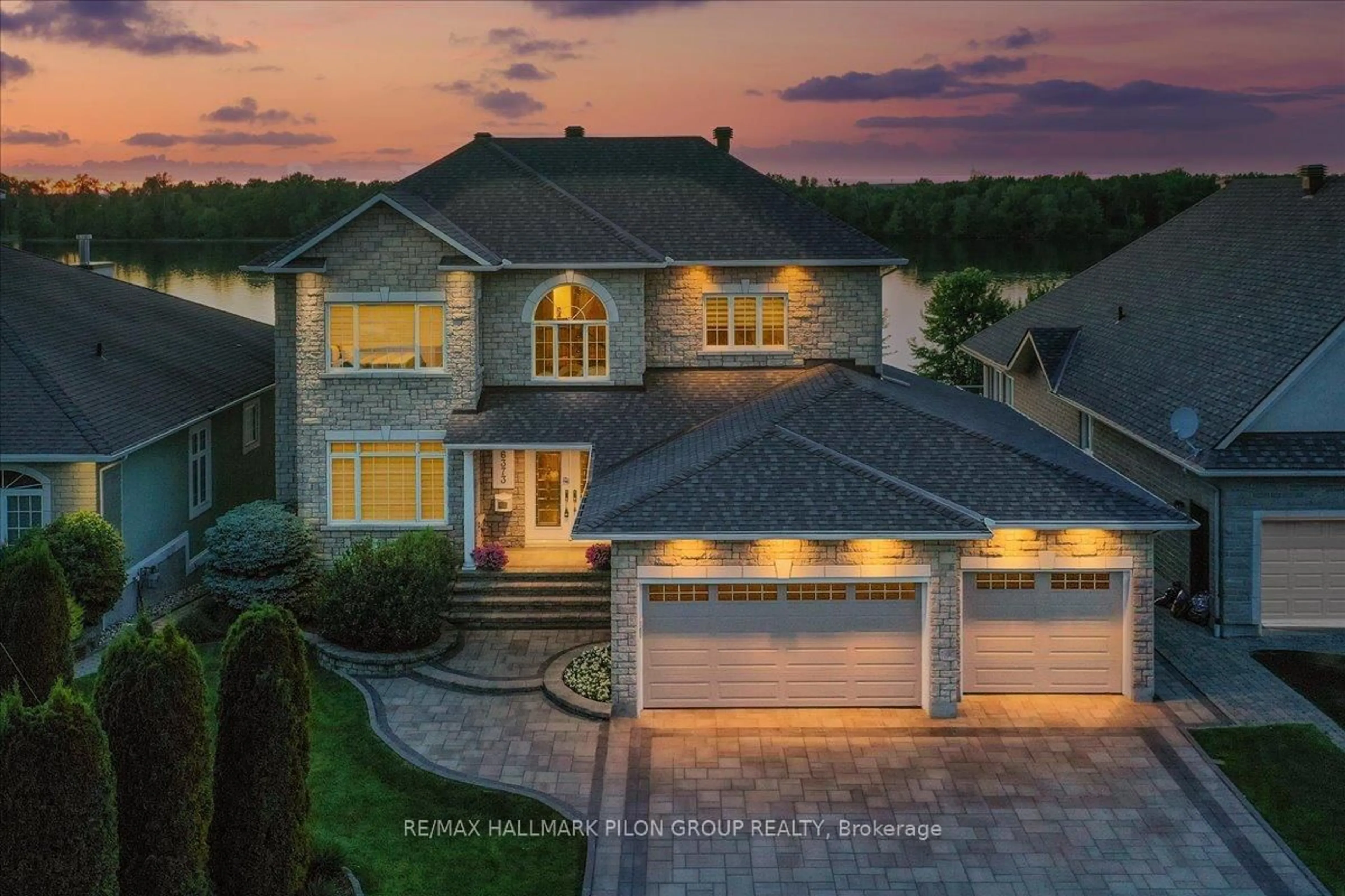 A pic from outside/outdoor area/front of a property/back of a property/a pic from drone, water/lake/river/ocean view for 6373 RADISSON Way, Ottawa Ontario K1C 2Z9