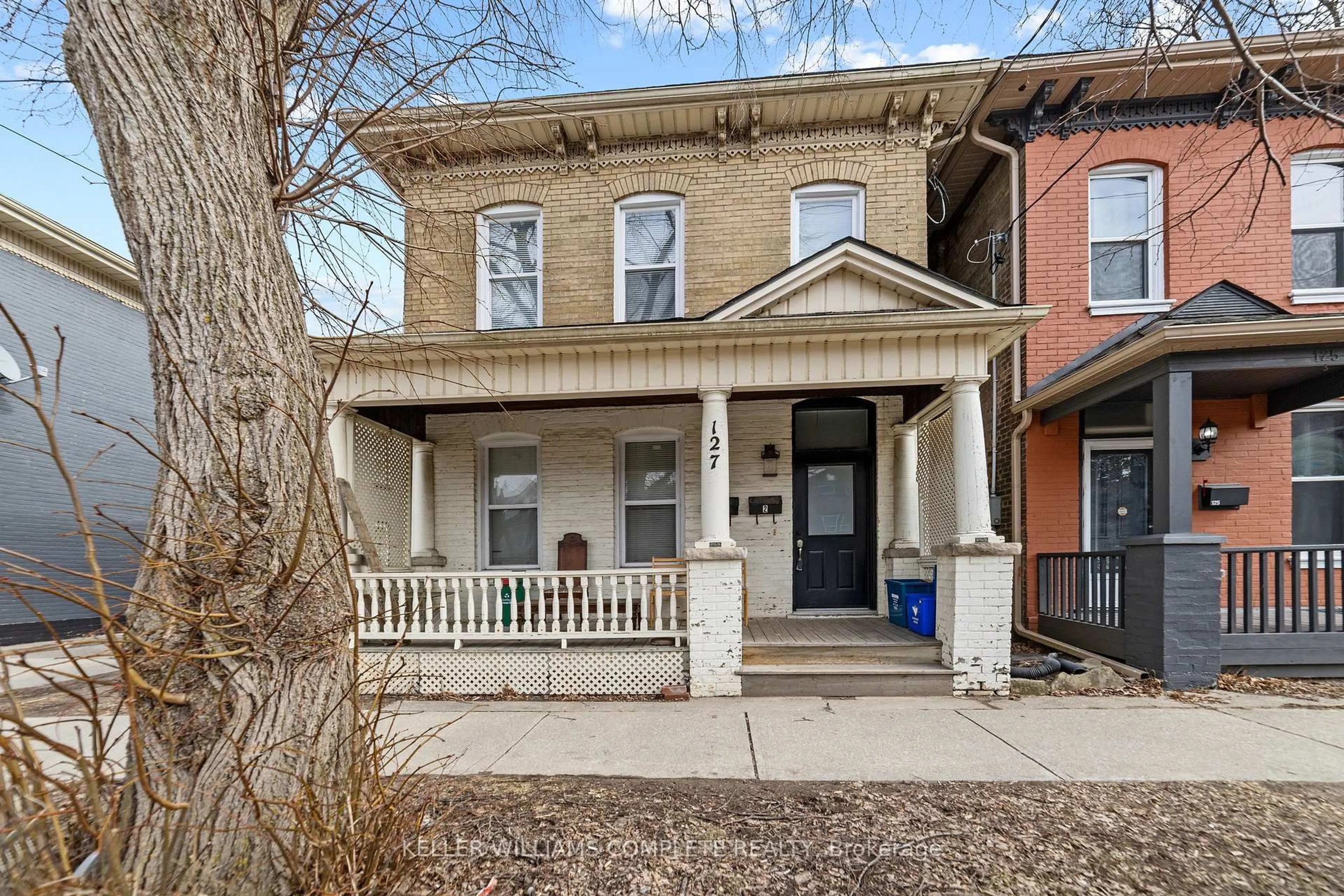 Home with brick exterior material, street for 127 West St, Brantford Ontario N3T 3G2