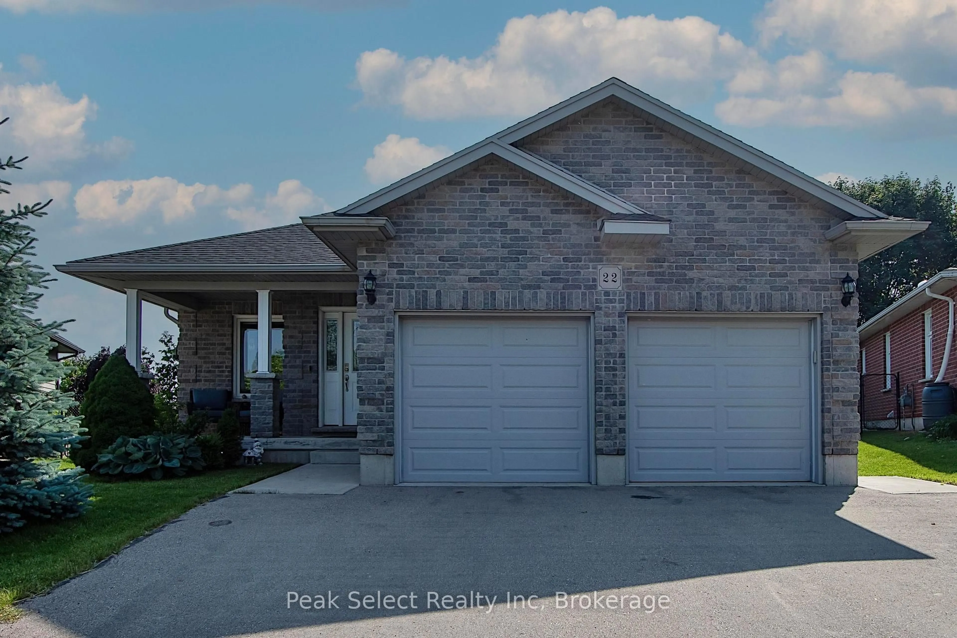 Home with brick exterior material, street for 22 Homefield Crt, St. Marys Ontario N4X 0A4