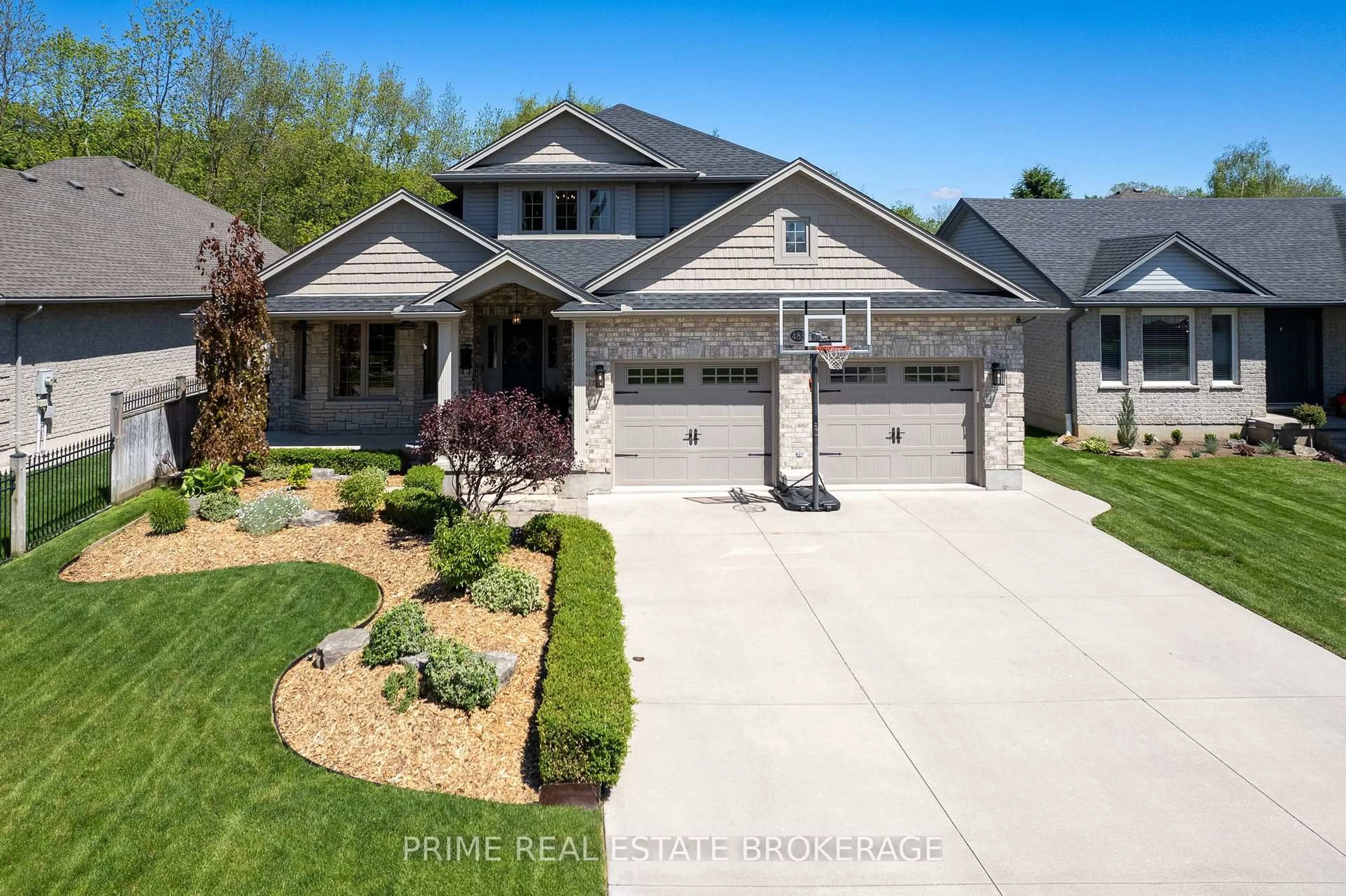 Home with brick exterior material, street for 483 Petersen Ave, Strathroy-Caradoc Ontario N7G 4L5