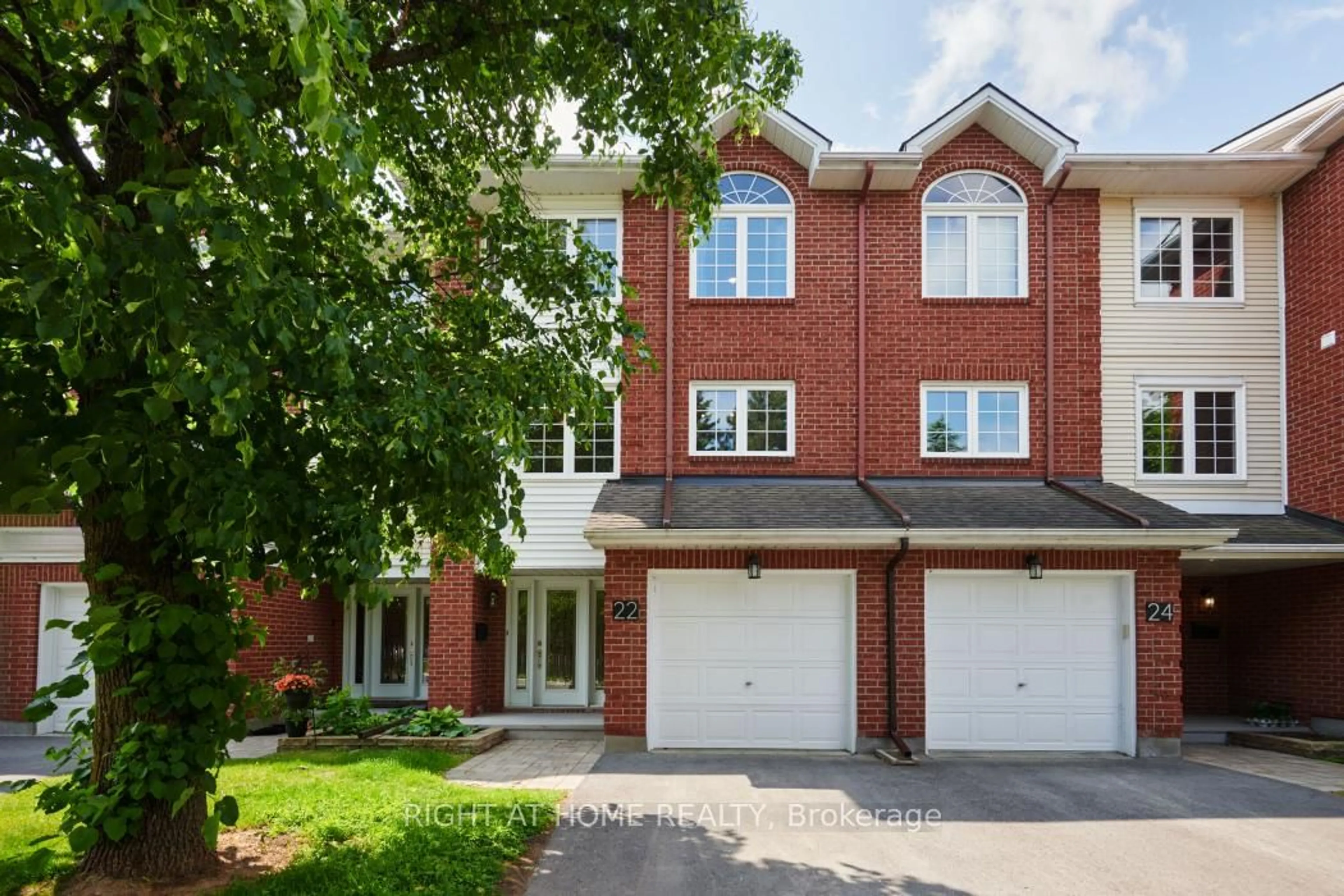 Home with brick exterior material, street for 22 Wrenwood Cres, Ottawa Ontario K2G 5V5