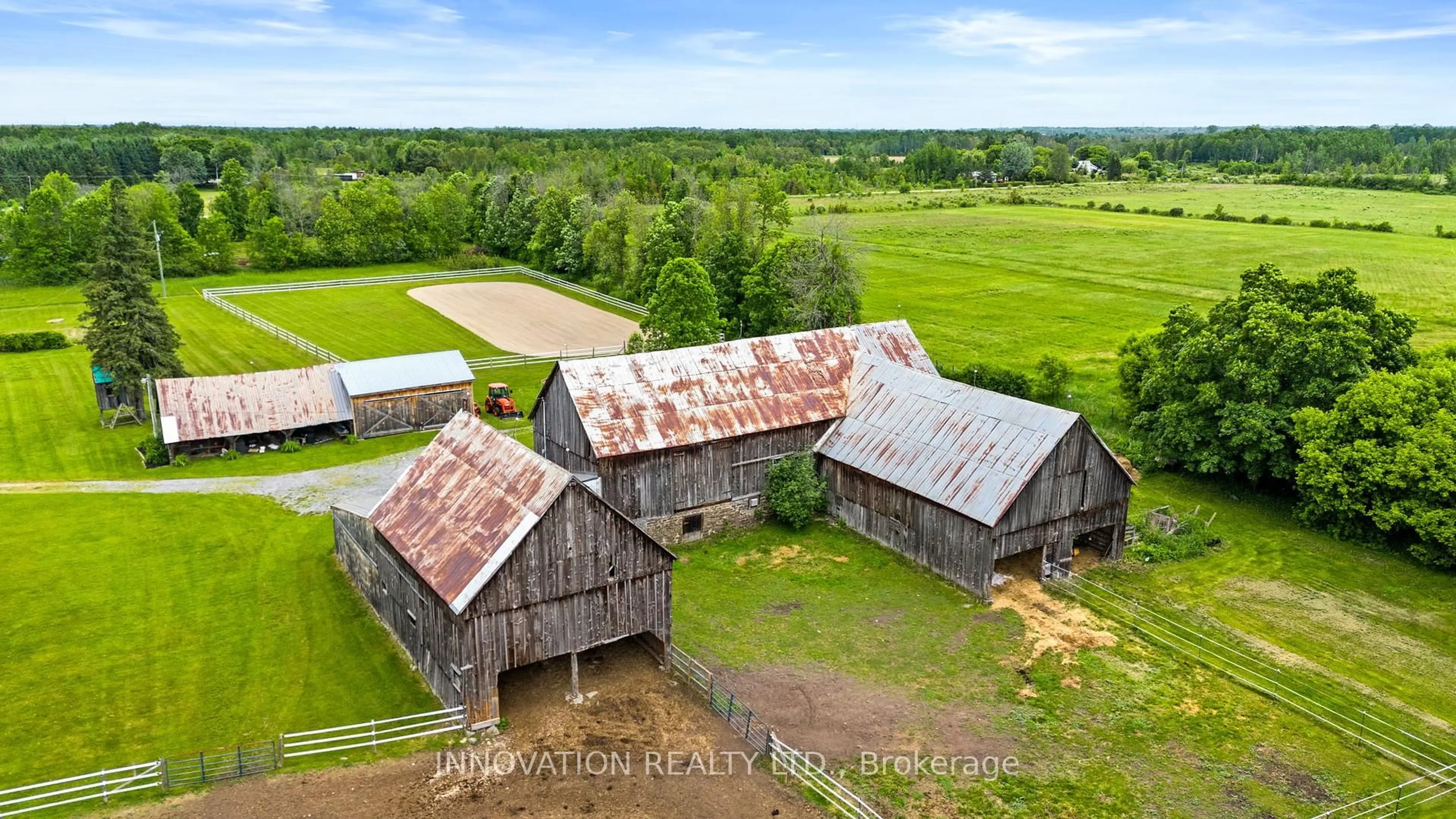 A pic from outside/outdoor area/front of a property/back of a property/a pic from drone, building for 9501 Kyle Rd, Augusta Ontario K0G 1R0