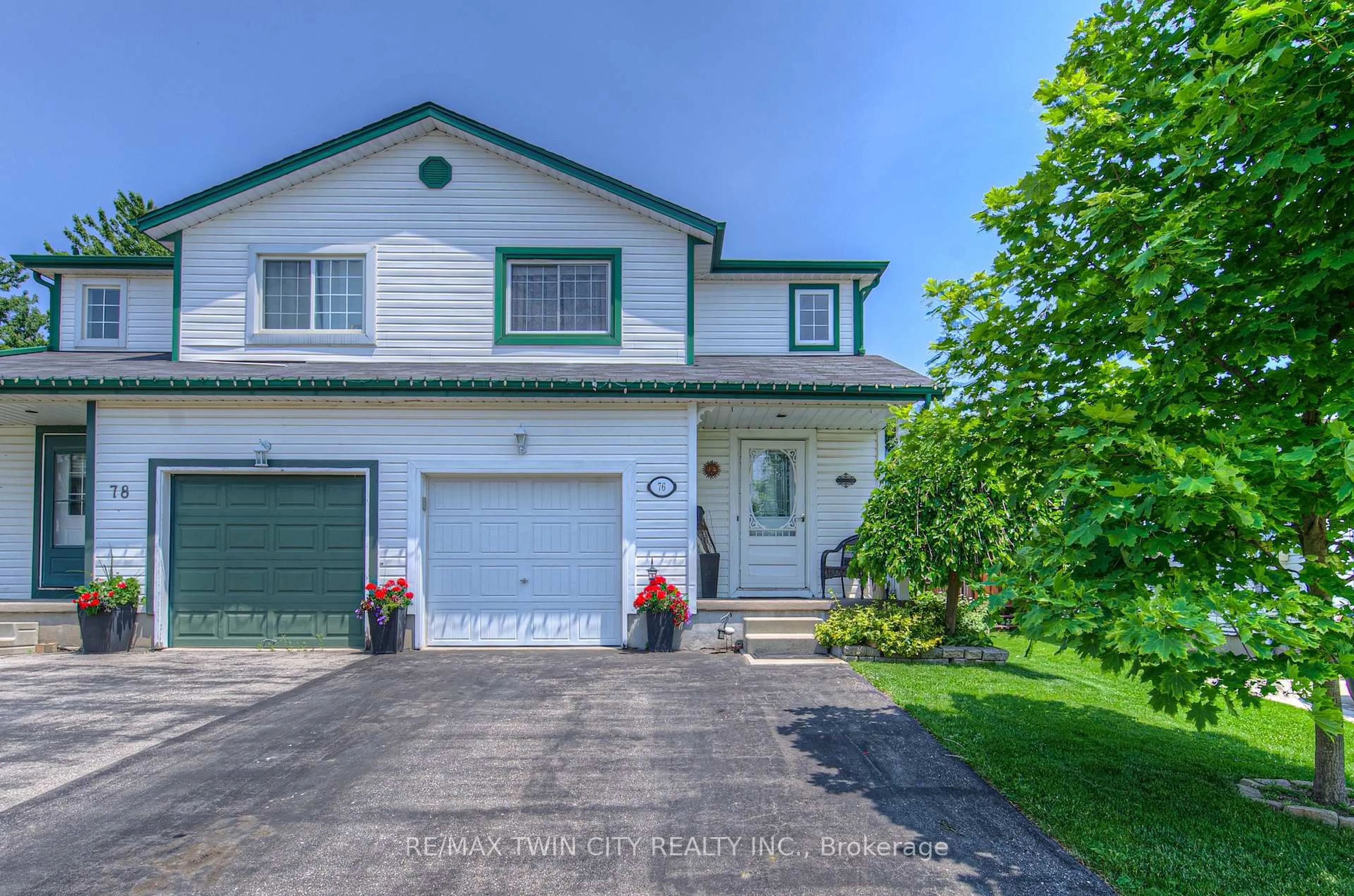 A pic from outside/outdoor area/front of a property/back of a property/a pic from drone, street for 76 Hostetler Rd, Wilmot Ontario N3A 2E2