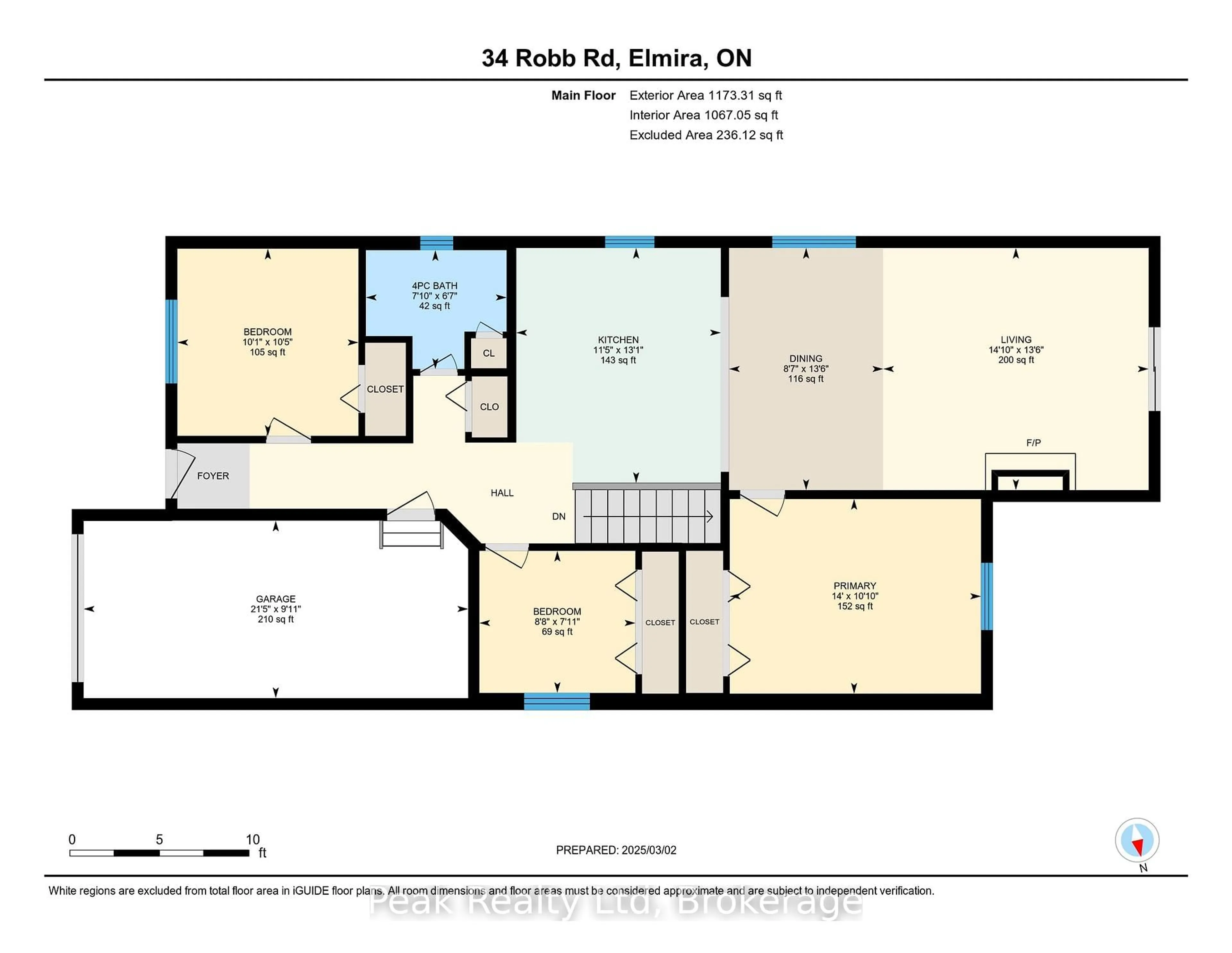 Floor plan for 34 Robb Rd, Woolwich Ontario N3B 3P6