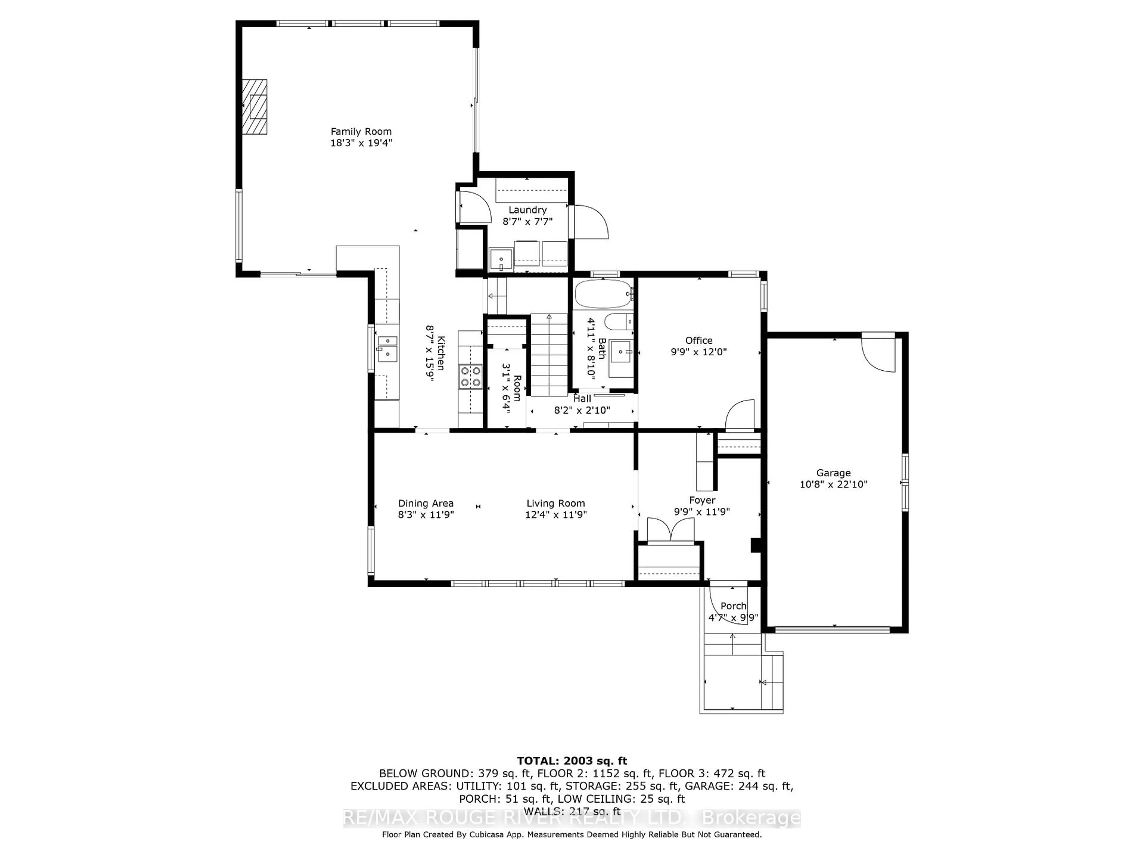 Floor plan for 546 Lakeshore Rd, Cobourg Ontario K9A 1S5