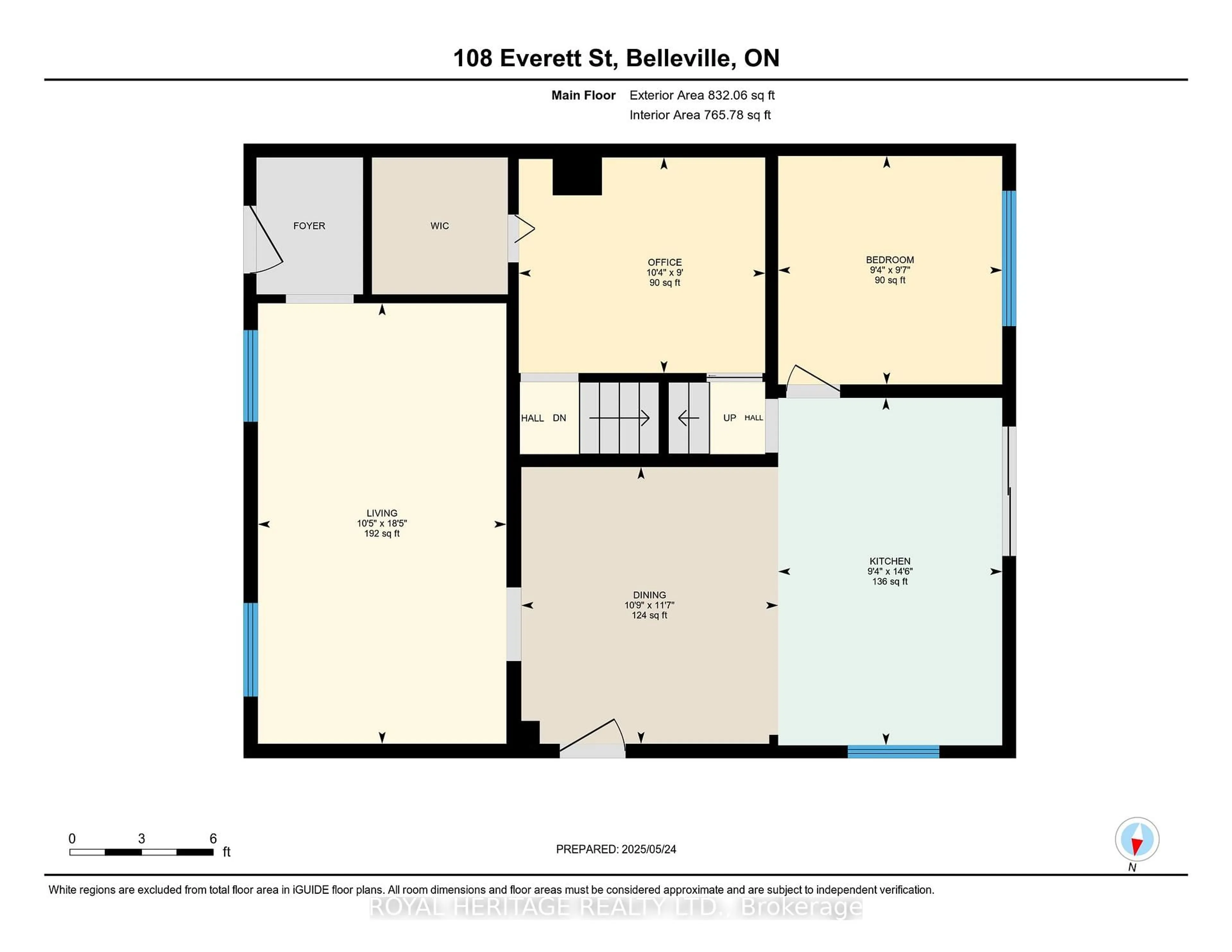 Floor plan for 108 Everett St, Belleville Ontario K8P 3K6