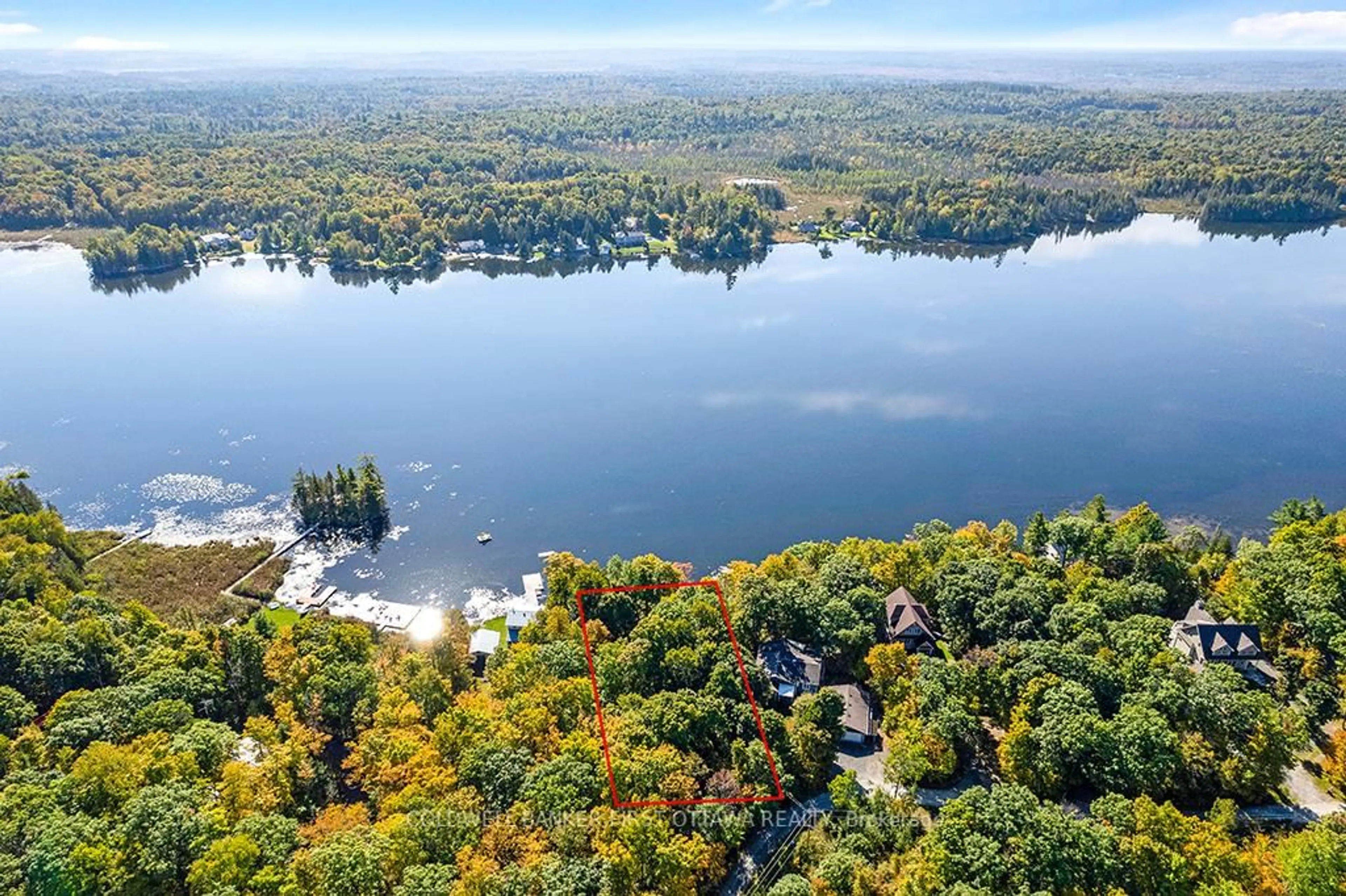 A pic from outside/outdoor area/front of a property/back of a property/a pic from drone, water/lake/river/ocean view for 365 HARDWOOD RIDGE Rd, Lanark Ontario K0G 1K0