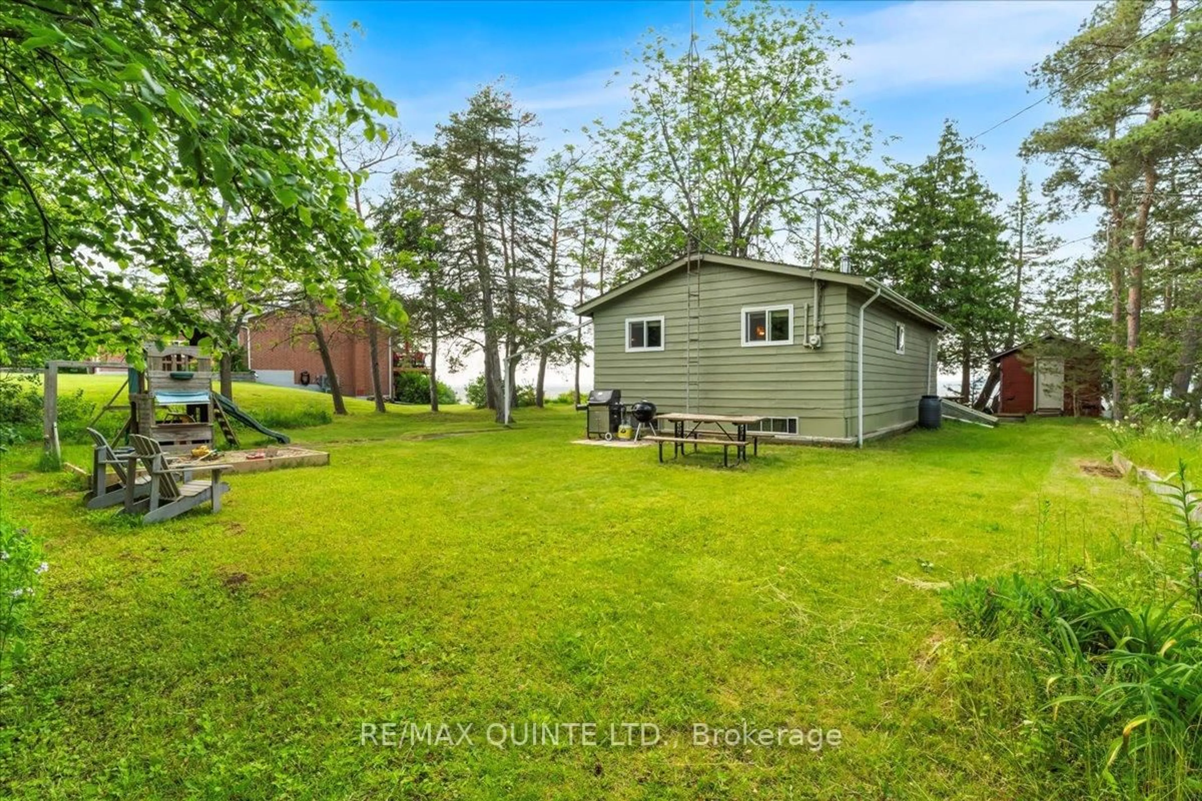 Patio, water/lake/river/ocean view for 1791 North Big Island Rd, Prince Edward County Ontario K0K 1W0