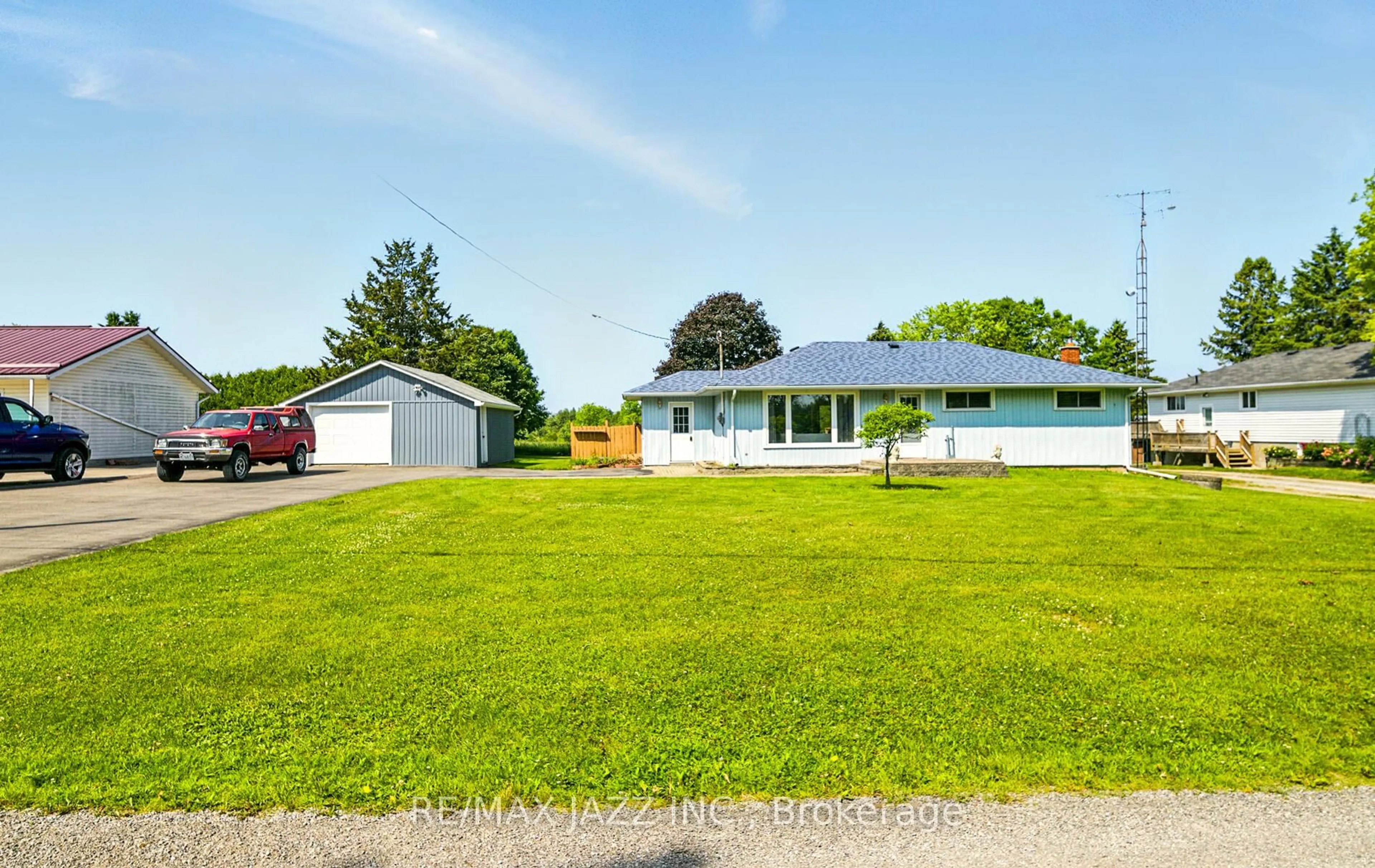 A pic from outside/outdoor area/front of a property/back of a property/a pic from drone, water/lake/river/ocean view for 8106 Tinkerville Rd, Port Hope Ontario L0A 1B0