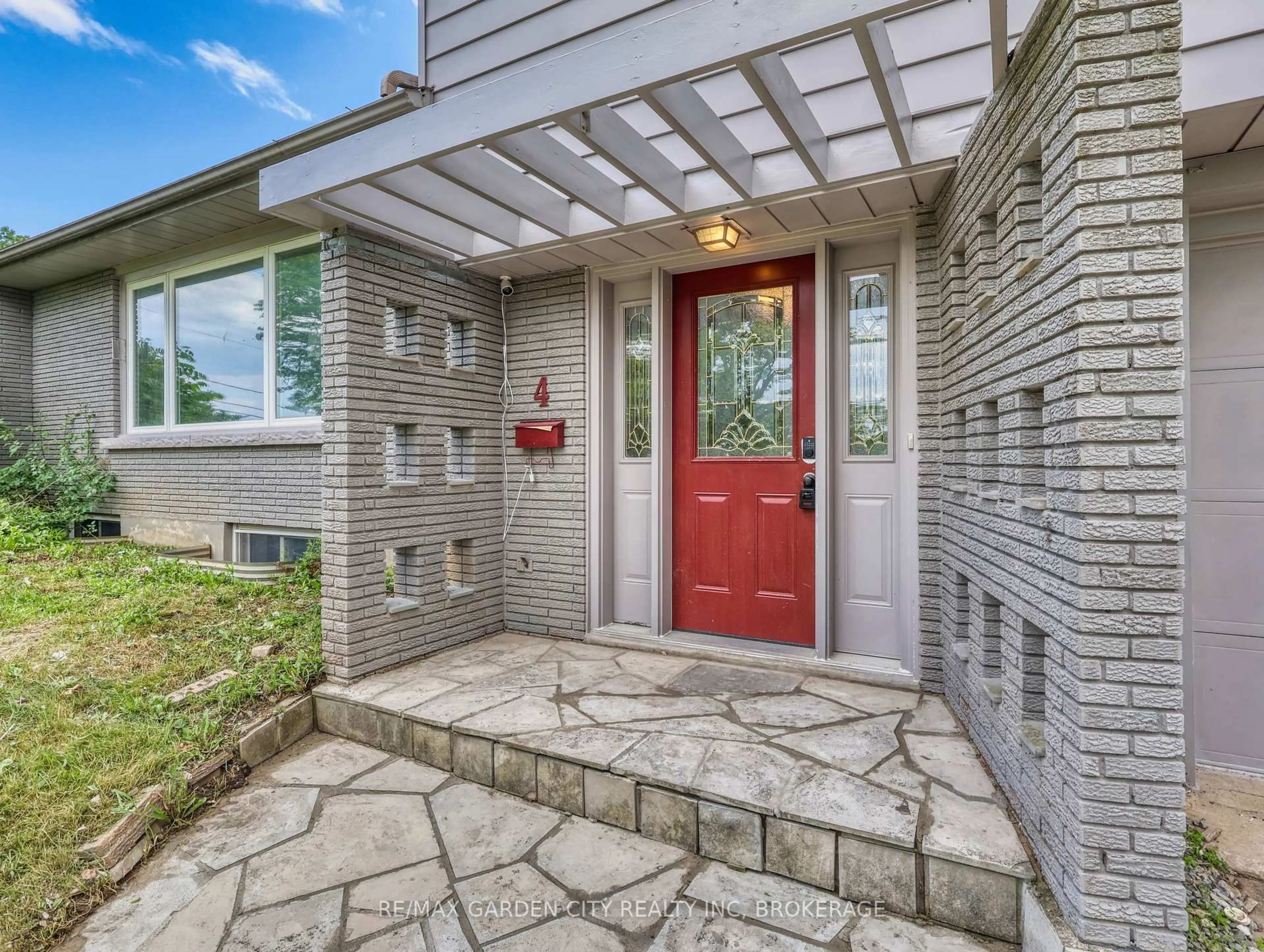 Home with brick exterior material, street for 4 Rockdale Ave, St. Catharines Ontario L2T 1V4