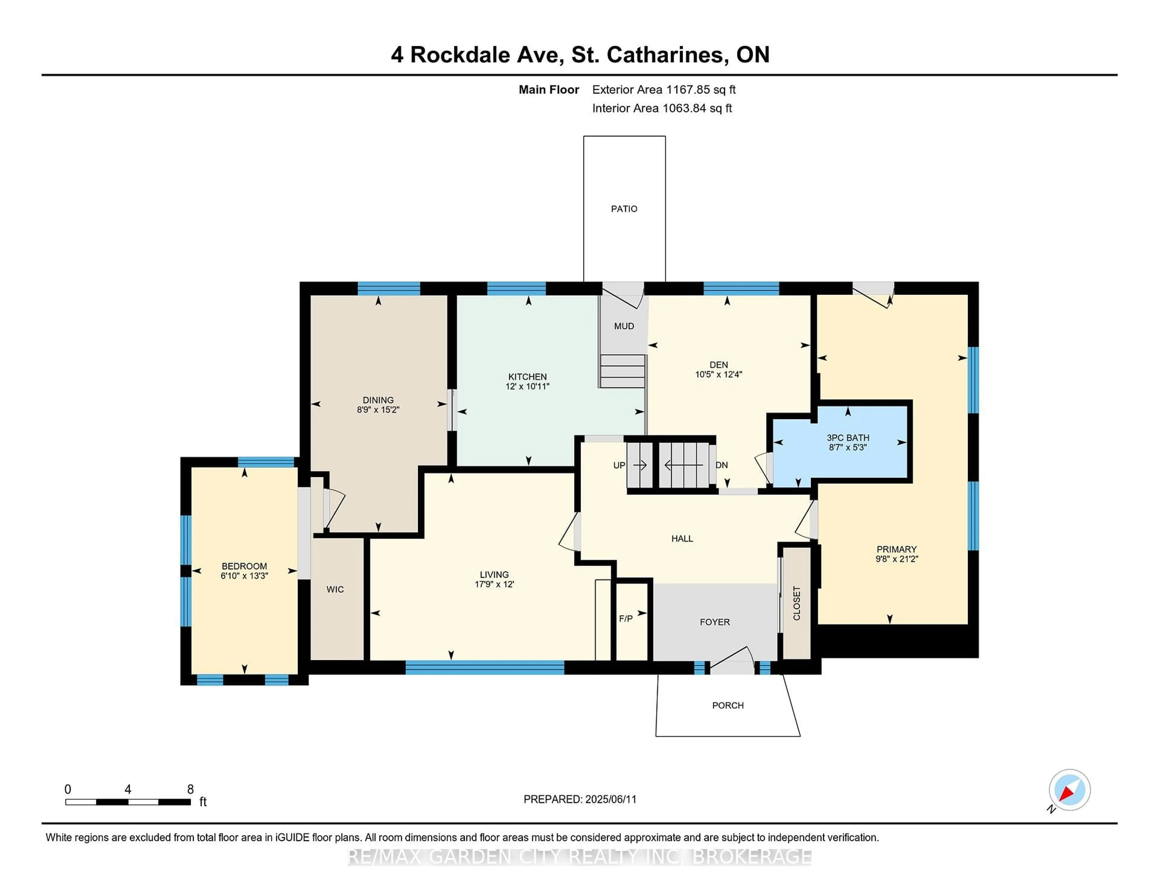 Floor plan for 4 Rockdale Ave, St. Catharines Ontario L2T 1V4
