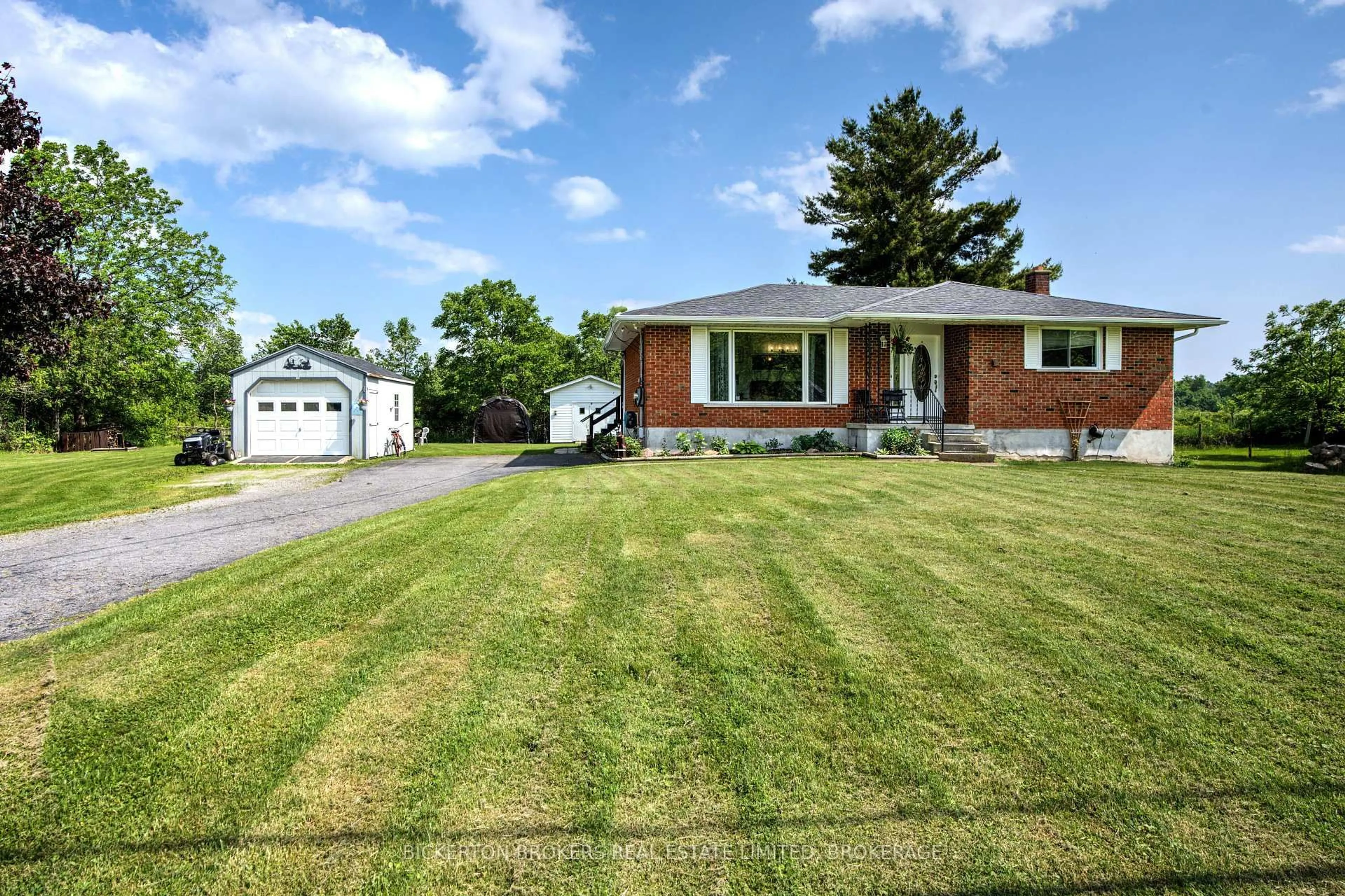 Home with brick exterior material, street for 95 Railway St, Lansdowne Village Ontario K0E 1L0