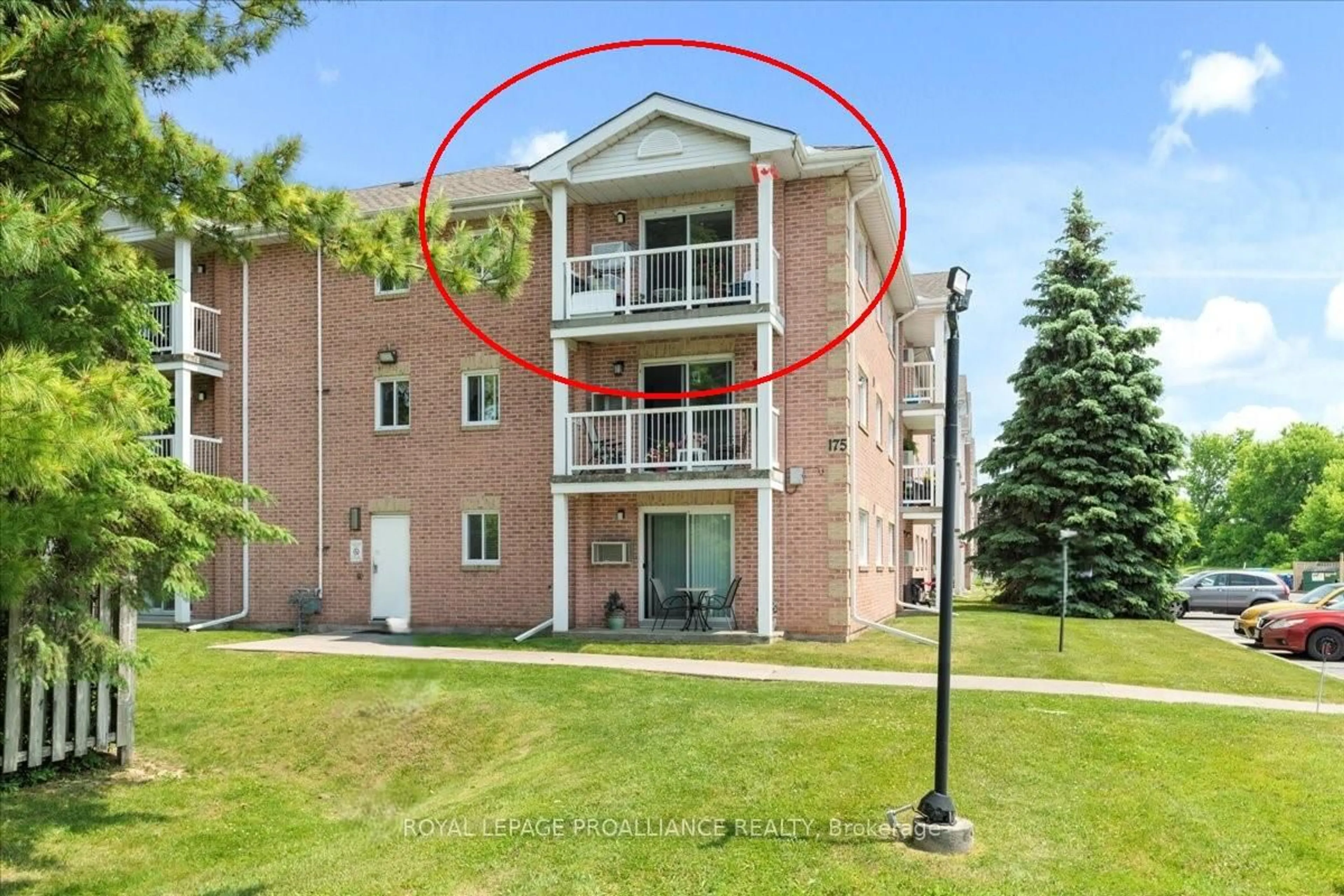 A pic from outside/outdoor area/front of a property/back of a property/a pic from drone, unknown for 175 Haig Rd #307, Belleville Ontario K8N 5R7